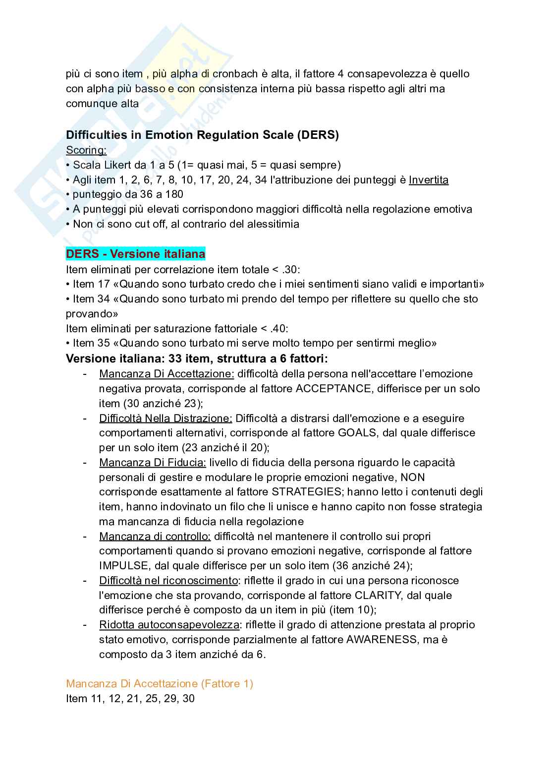 Appunti di Test di personalità Pag. 46