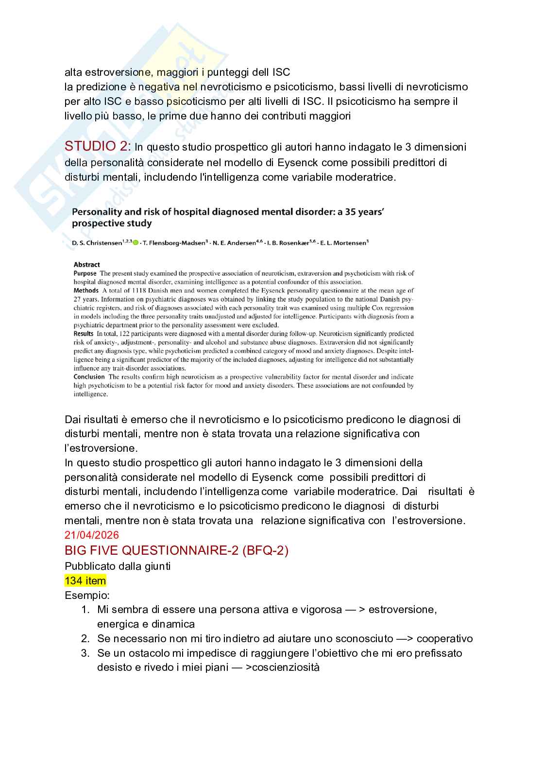 Appunti di Test di personalità Pag. 76