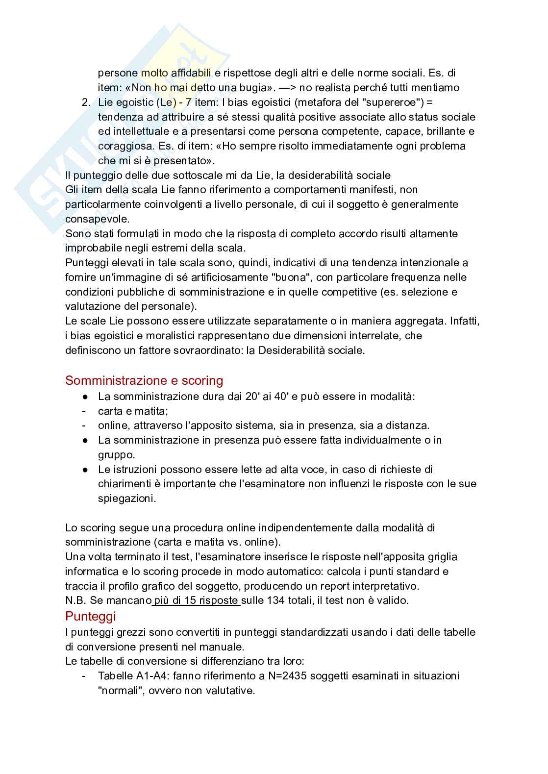 Appunti di Test di personalità Pag. 81