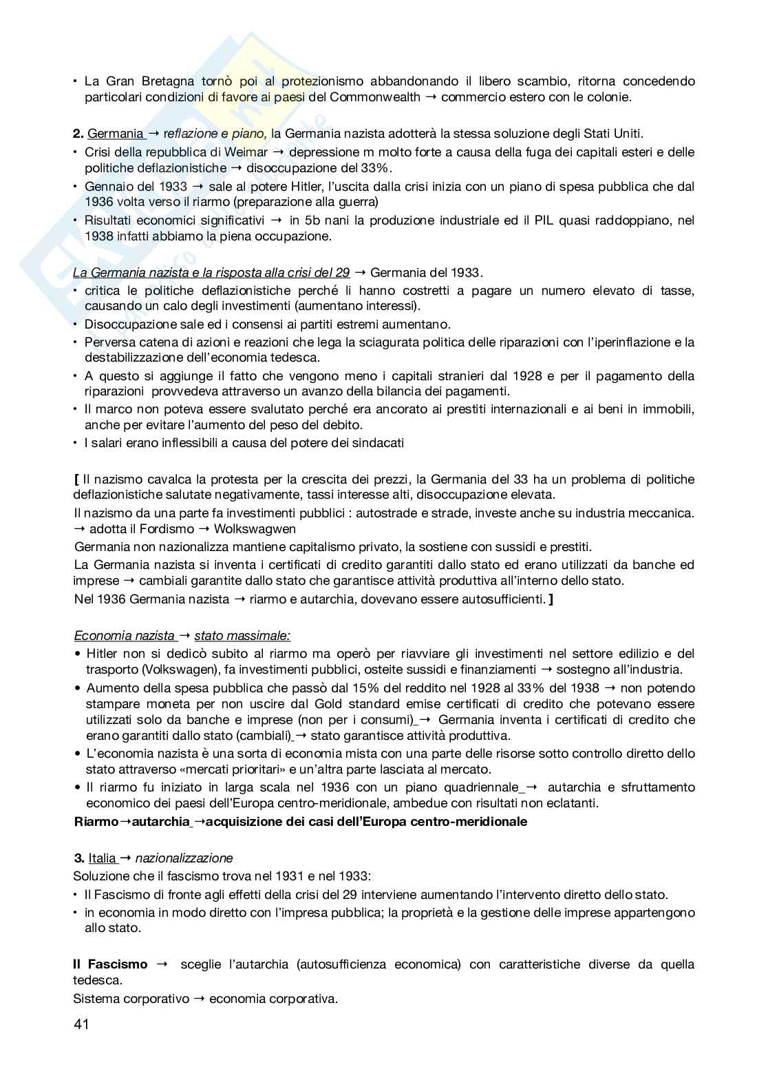 Riassunto esame Storia Economica, Prof. Locatelli Andrea Maria, libro consigliato Perché l'Europa ha cambiato il mondo, Vera Zamagni Pag. 41