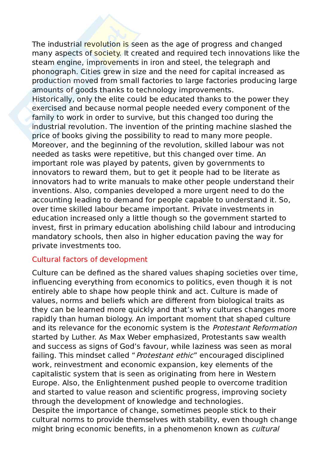 Technological change and the economy Pag. 2