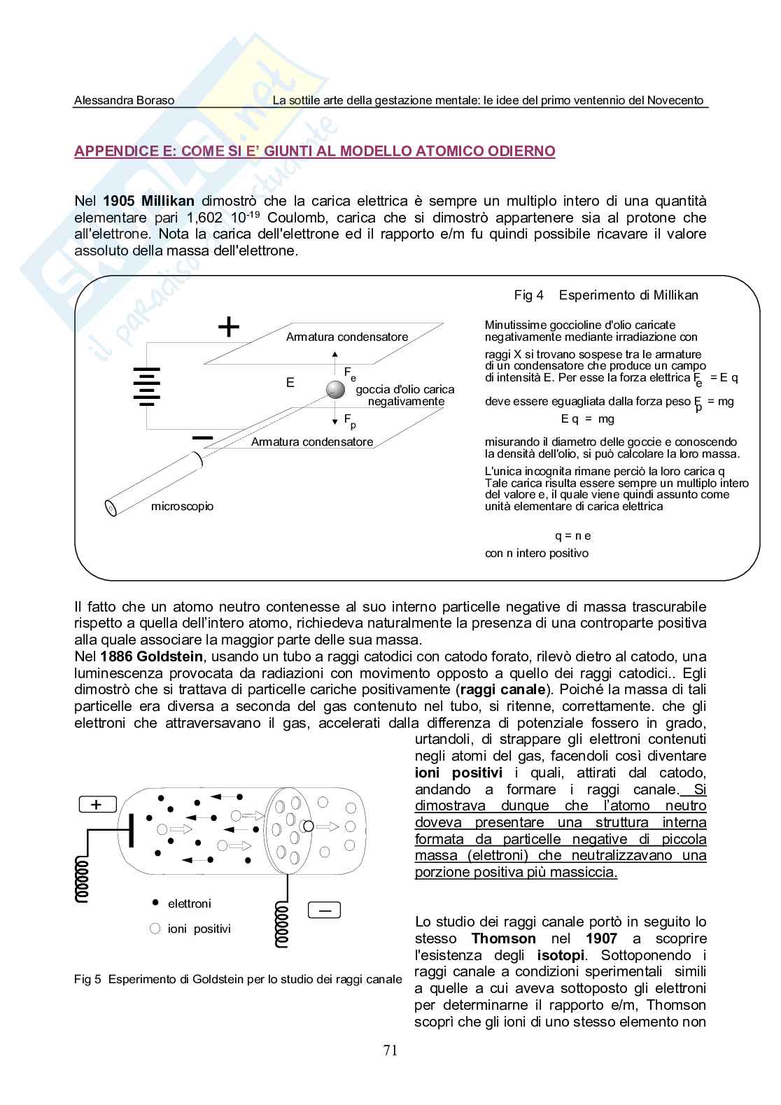 La sottile arte della gestazione mentale: le idee del primo ventennio del Novecento Pag. 71