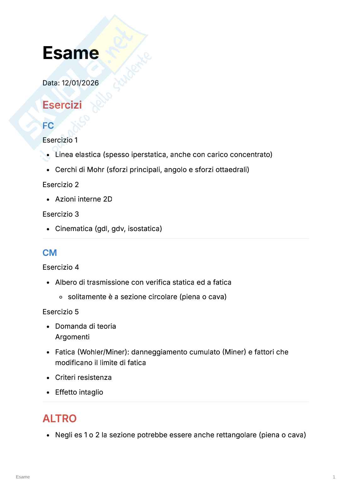 Riassunto esame Costruzione di macchine, Prof. Patriarca Luca, libro consigliato Costruzione di macchine 1, Davoli Pag. 46