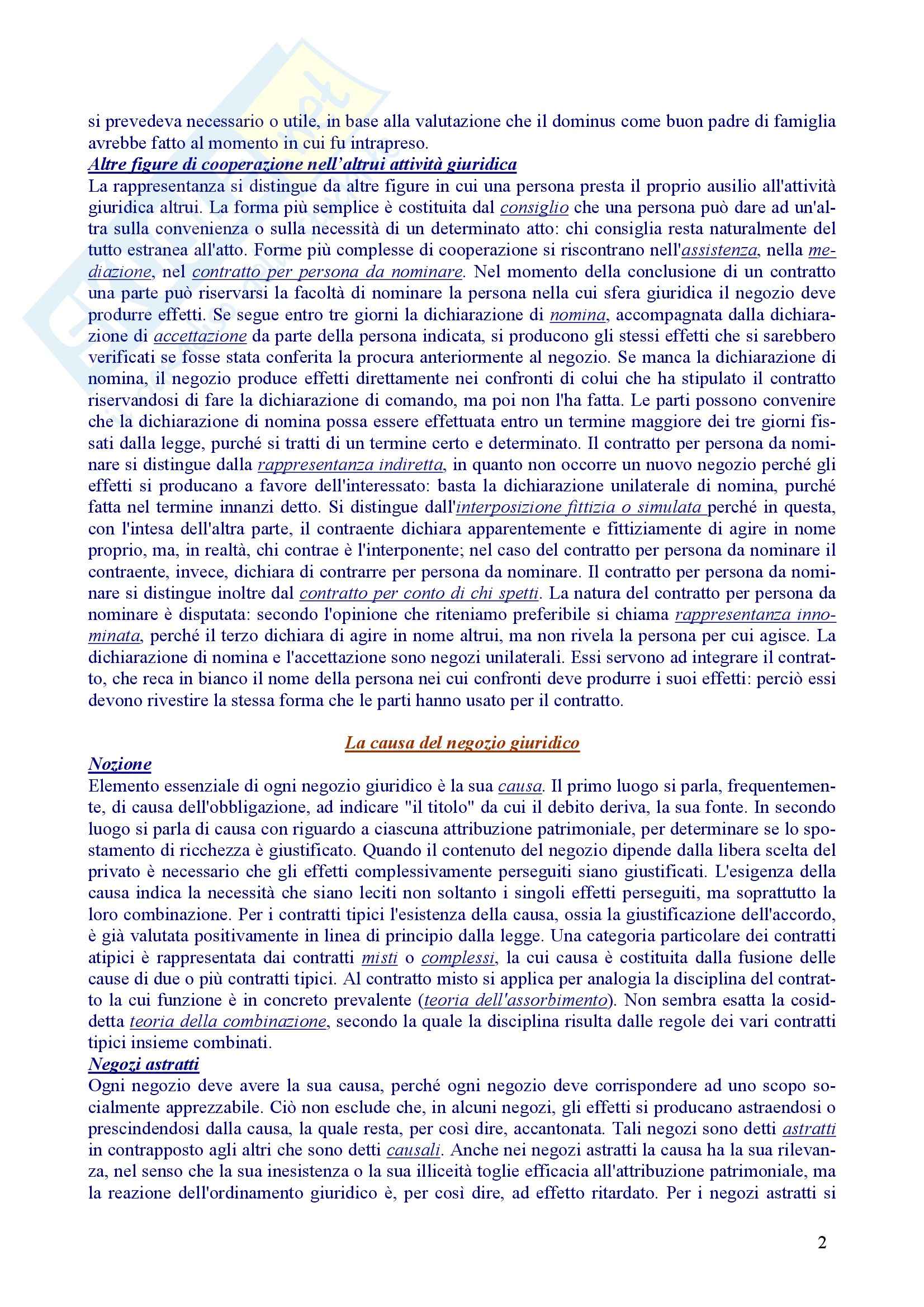 Diritto privato - Riassunto esame completo, prof. Balestra Pag. 26