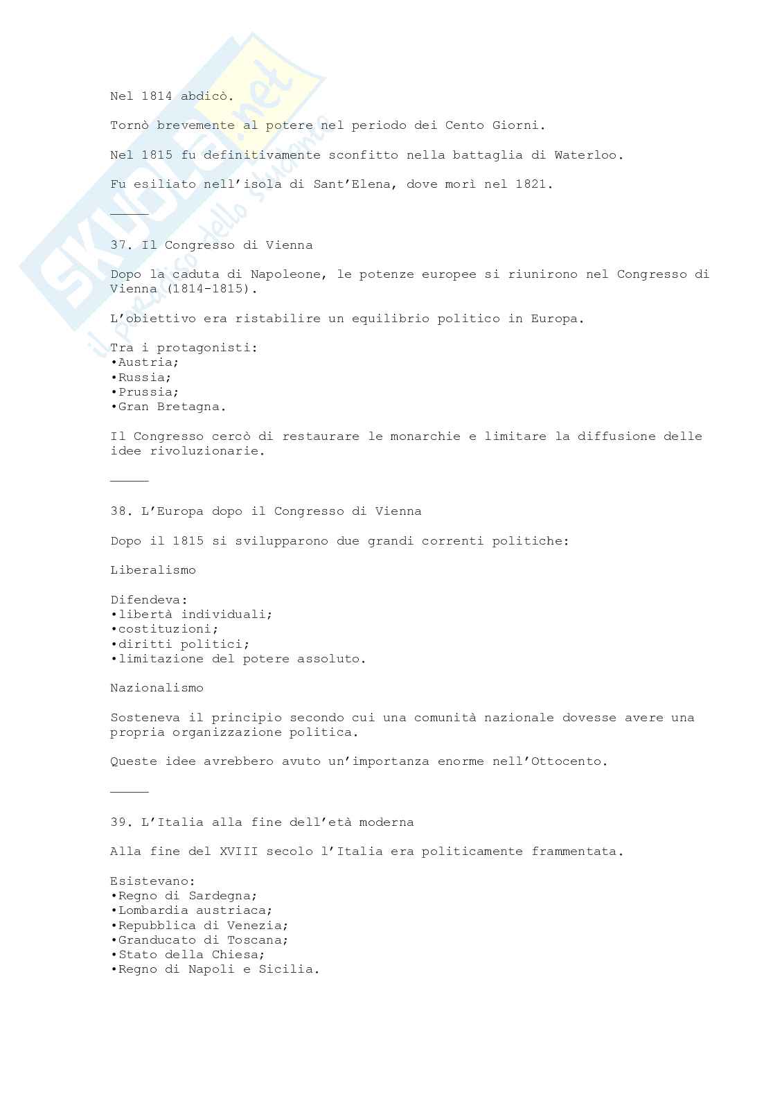 Storia moderna  Pag. 11
