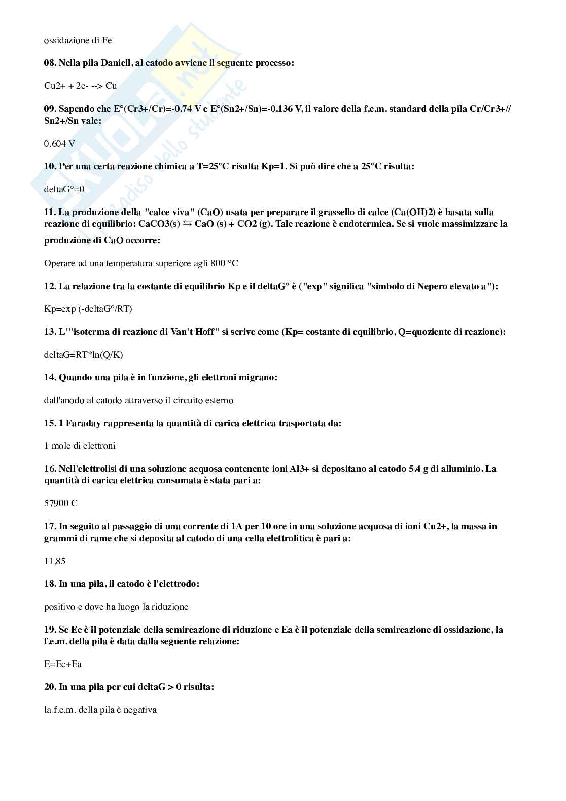 Chiuse aperte 2023 Chimica applicata e tecnologia dei materiali - 2023 2024 Pag. 91