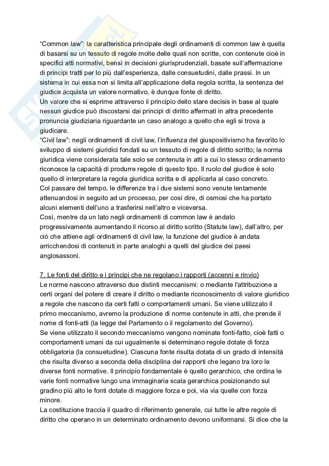Riassunto esame Diritto costituzionale, Prof. Lamarque Elisabetta, libro consigliato Diritto costituzionale e pubblico , Caretti, De Siervo Pag. 6