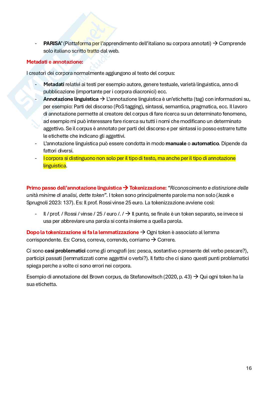 Appunti completi di Semantica e Lessico  Pag. 16
