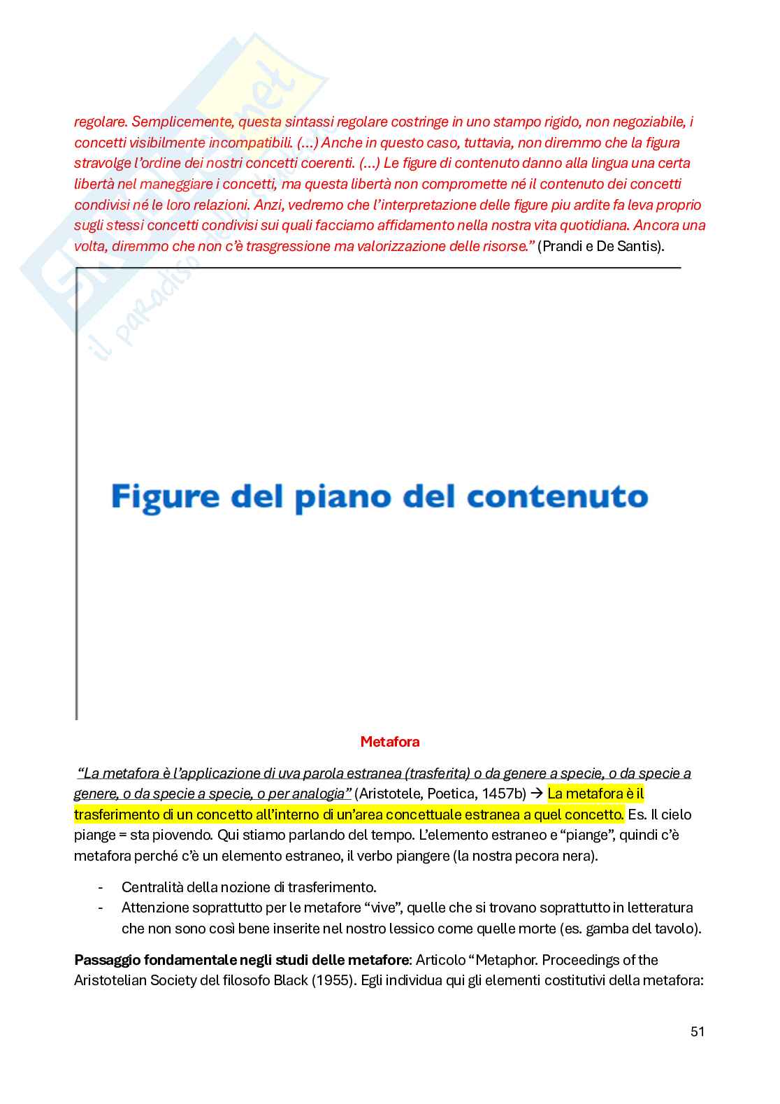 Appunti completi di Semantica e Lessico  Pag. 51