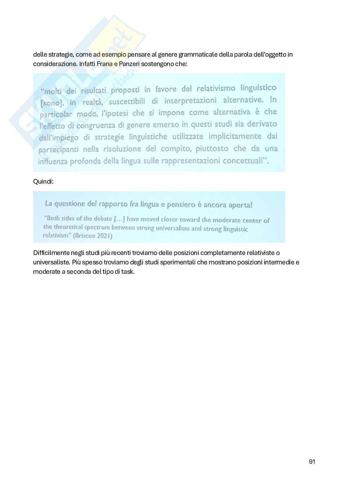 Appunti completi di Semantica e Lessico  Pag. 91