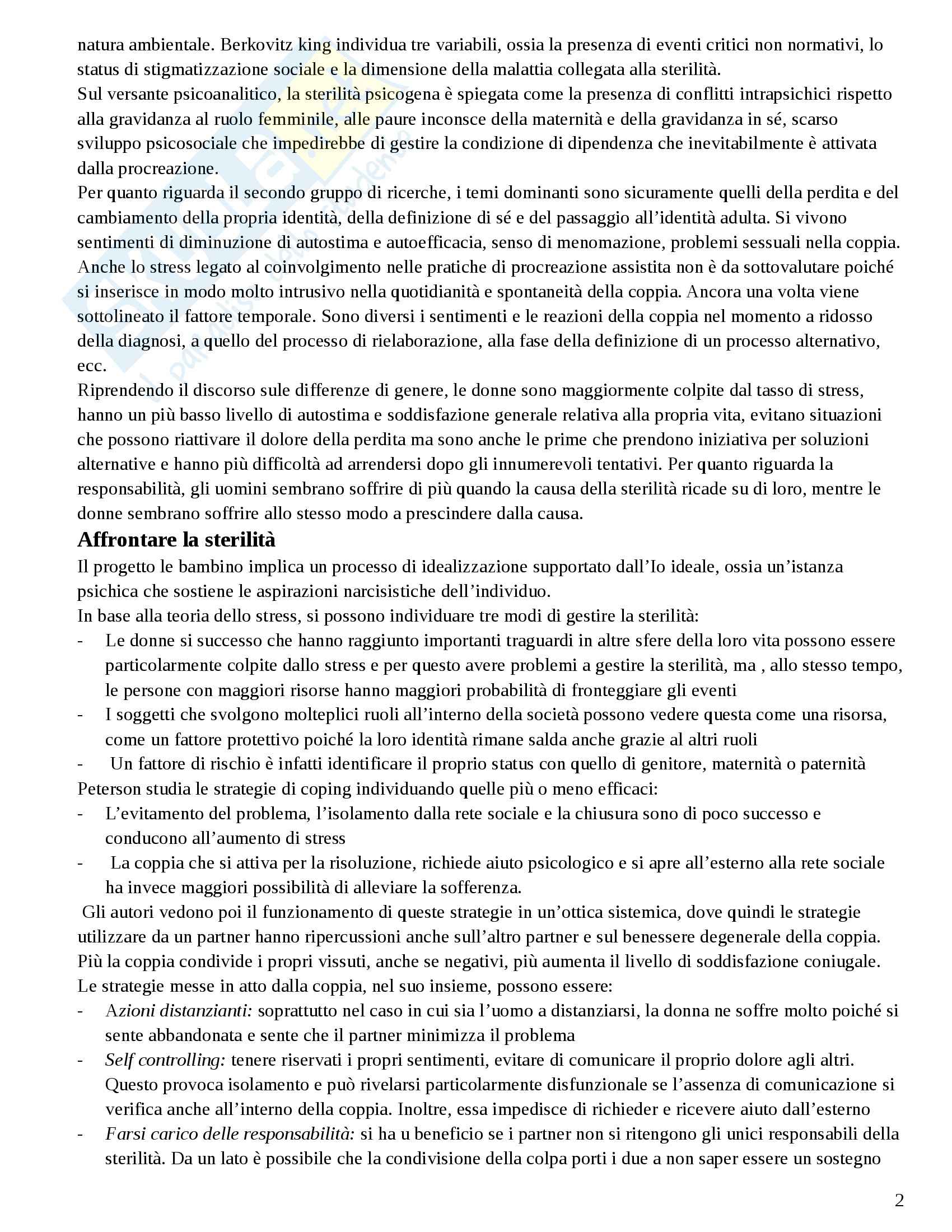 Riassunto esame Configurazioni Familiari a Rischio, prof. Carli, libro consigliato Vivere Insieme Pag. 2