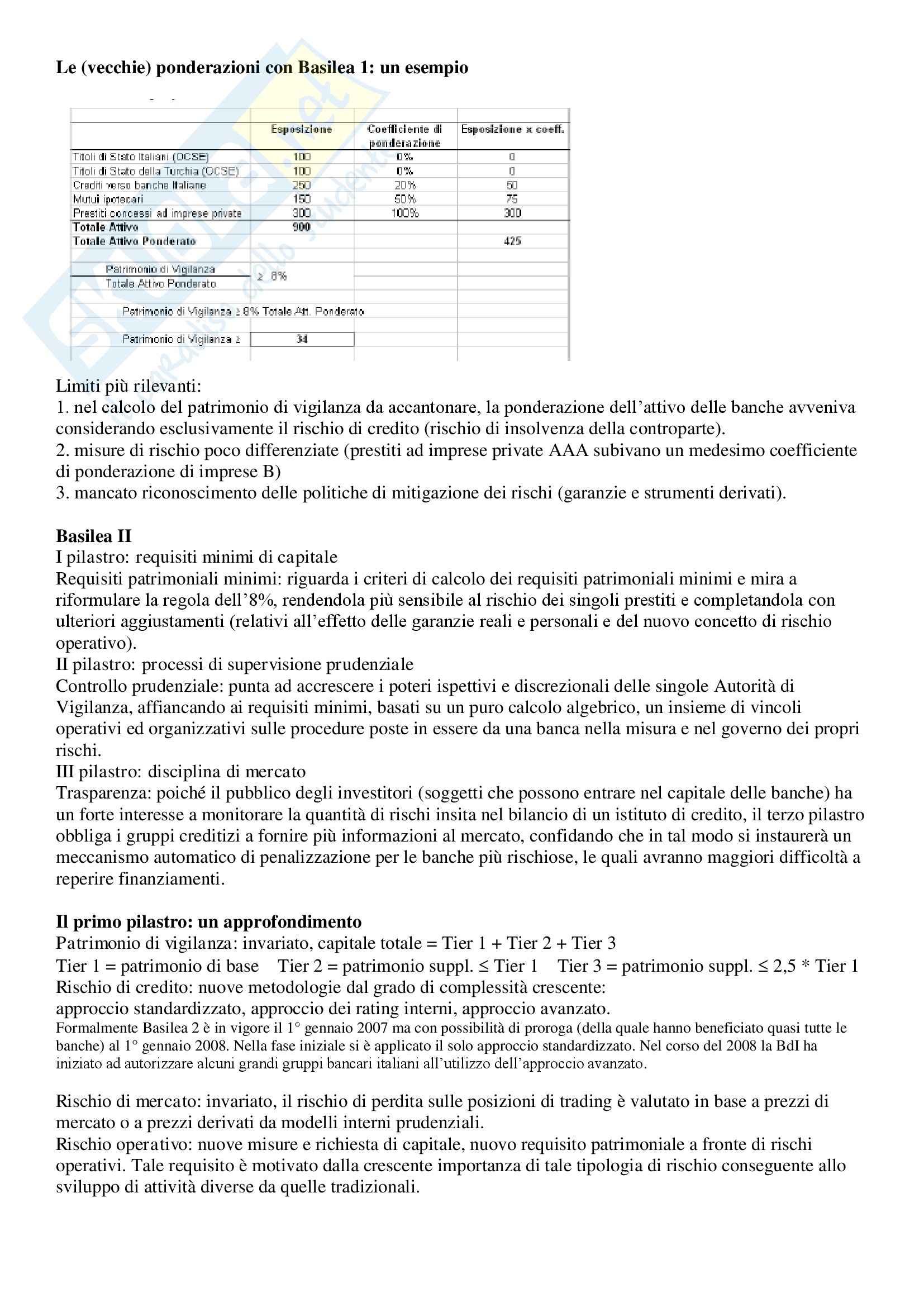 Lezioni, Economia degli intermediari finanziari Pag. 61