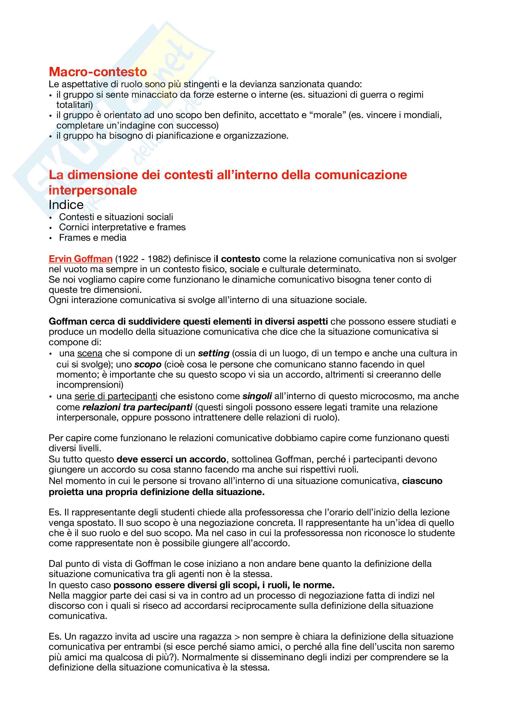 Sociologia della comunicazione Pag. 16