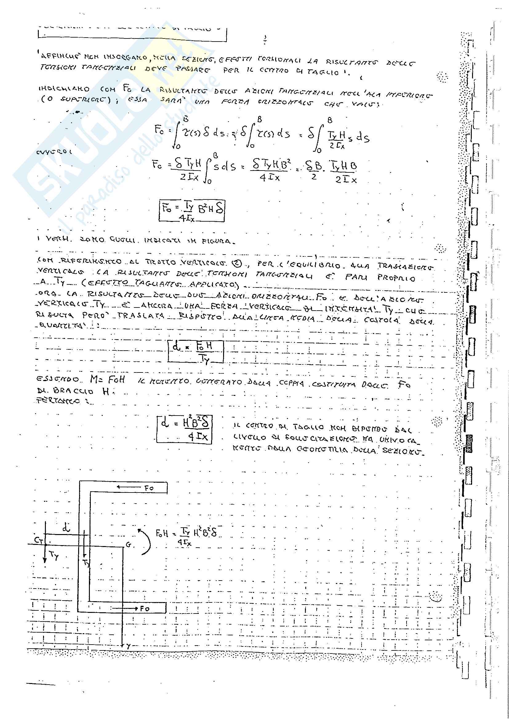 Appunti Scienze delle costruzioni, parte II Pag. 46