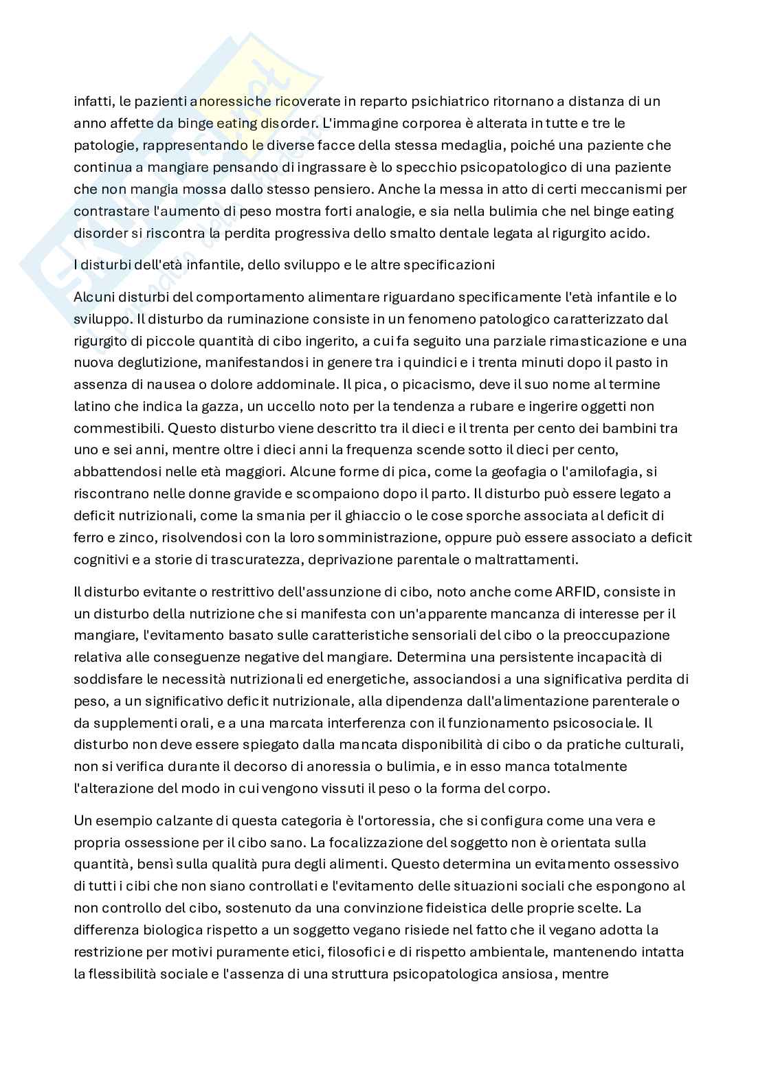 Bulimia nervosa e binge eating  Pag. 6