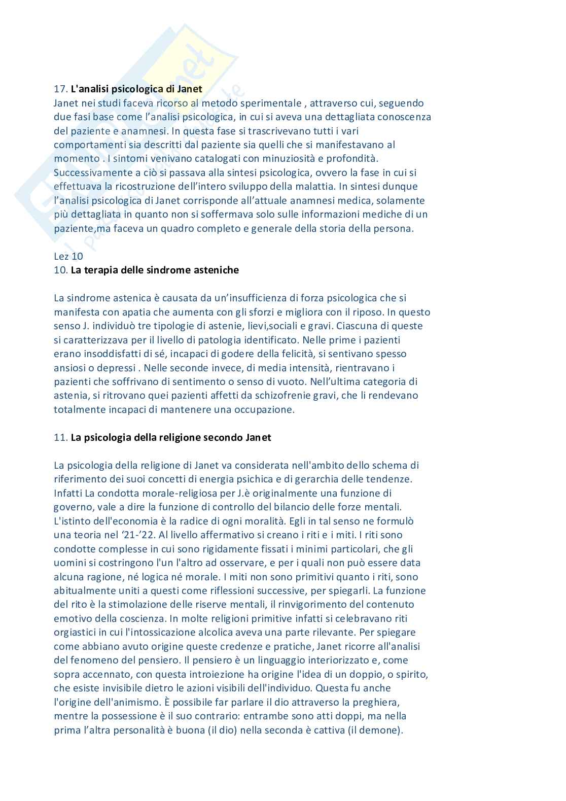 Paniere Psicologia dinamica - Risposte aperte - aggiornato (2026) Pag. 16