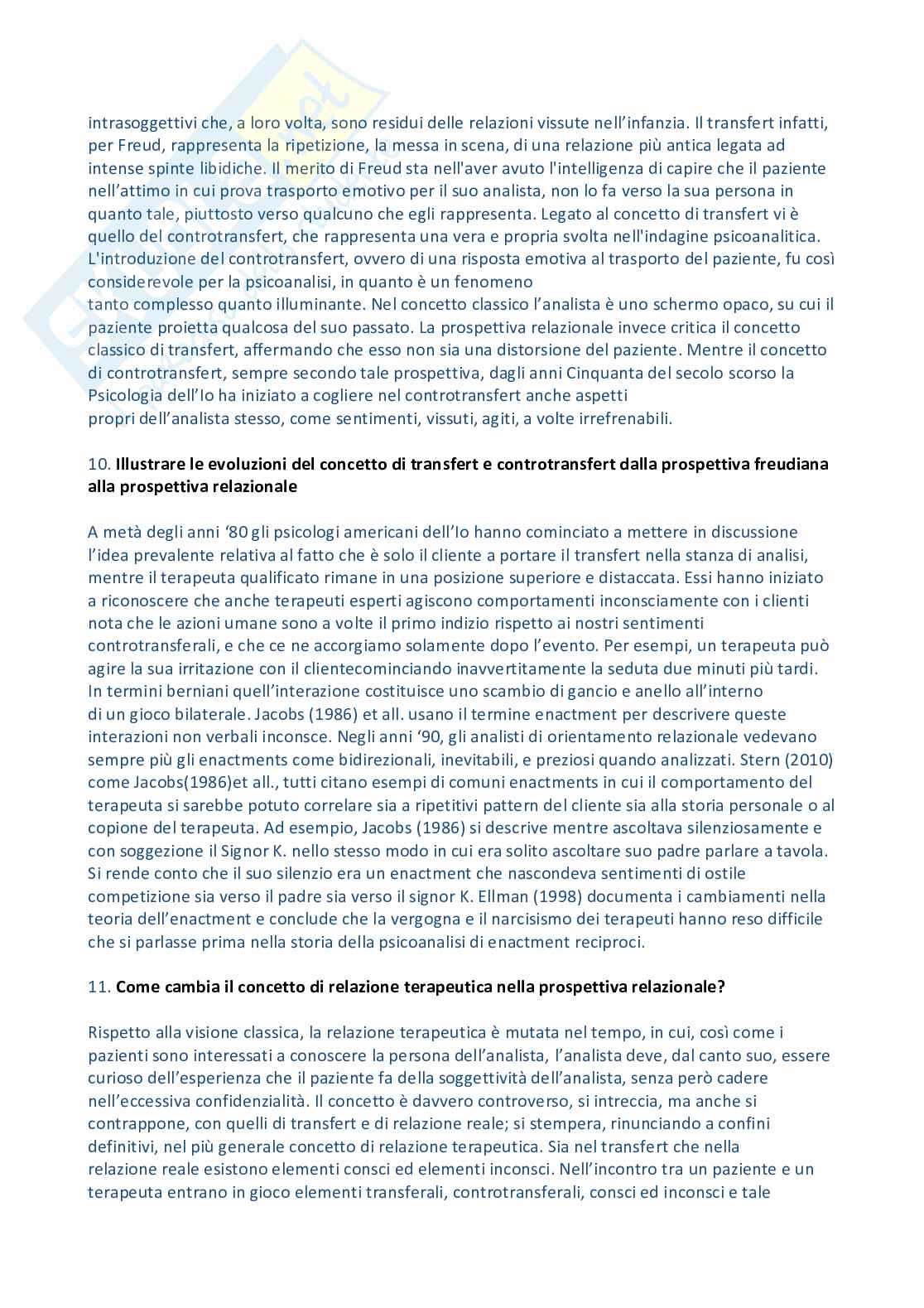 Paniere Psicologia dinamica - Risposte aperte - aggiornato (2026) Pag. 76