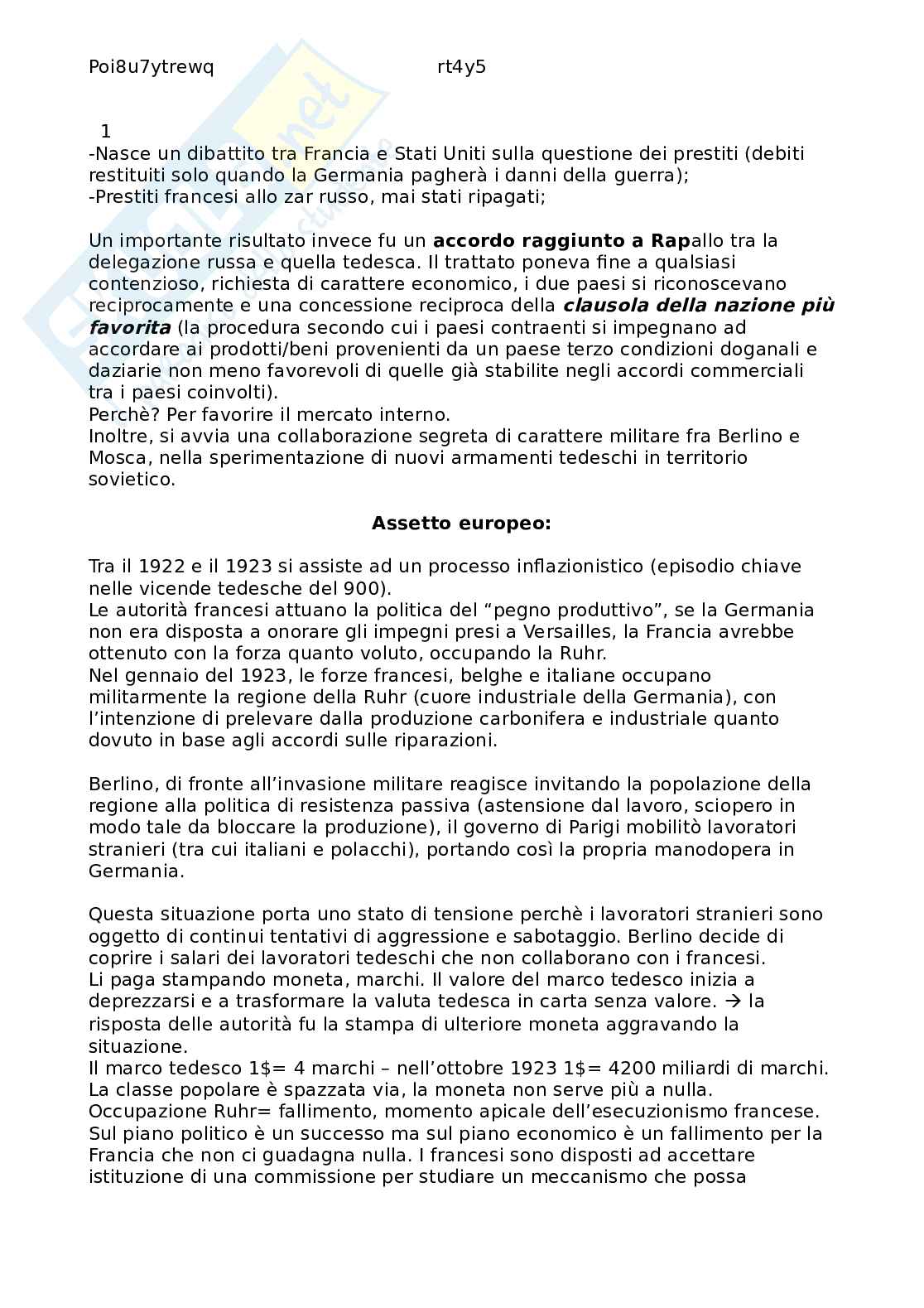 Appunti lezioni storia delle relazioni internazionali Pag. 11