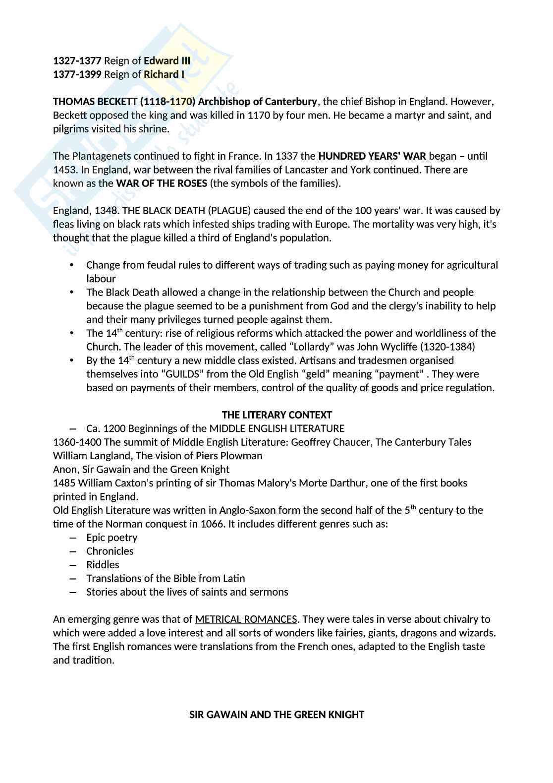 Middle ages and 17th Century - Opere e autori Pag. 6