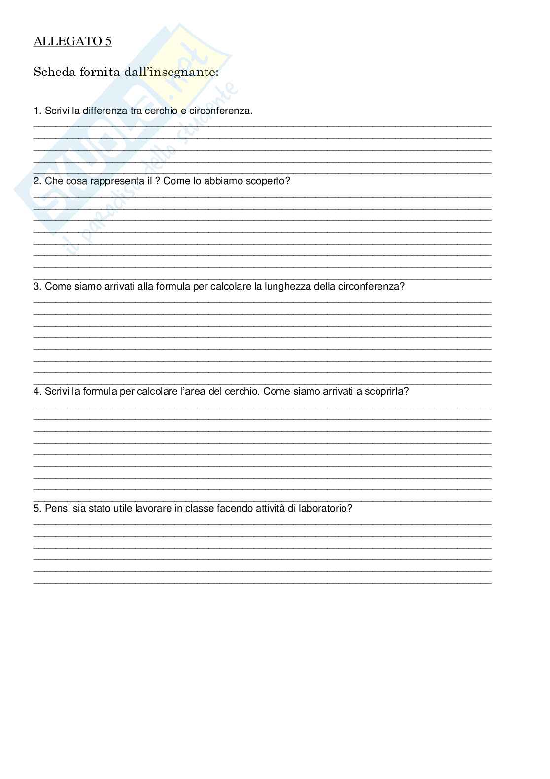 Esempio UDA a 28 matematica e scienze lezione simulata per la scuola secondaria di primo grado e concorsi pubblici dal titolo Geometria a tutto tondo Pag. 16