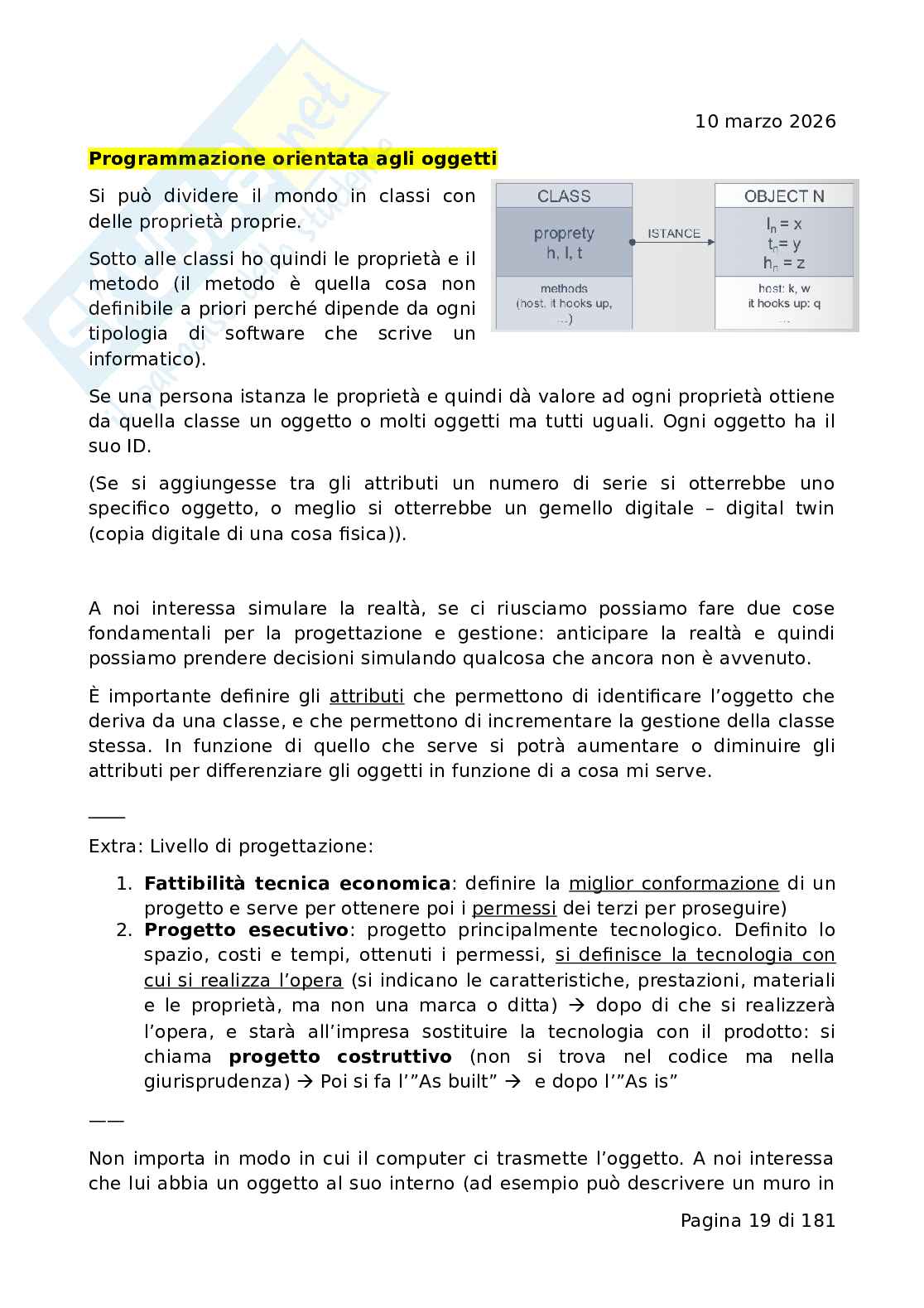 Appunti completi [A.A. 2026] – Project e Information Management delle costruzioni – Entrambi i Moduli Pag. 21
