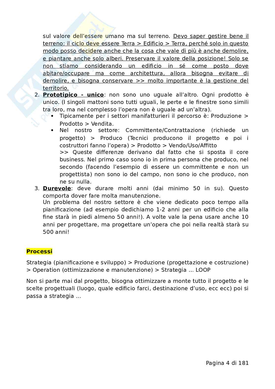 Appunti completi [A.A. 2026] – Project e Information Management delle costruzioni – Entrambi i Moduli Pag. 6