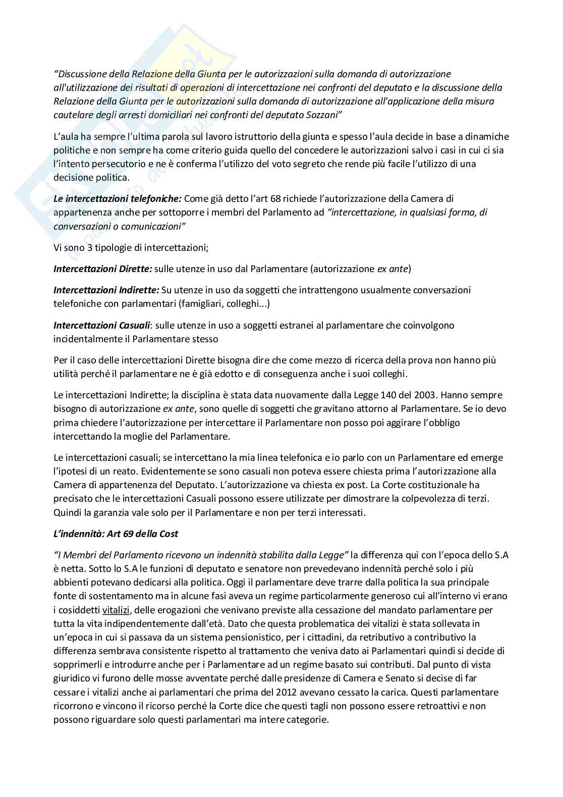 Diritto Costituzionale - I semestre Pag. 21