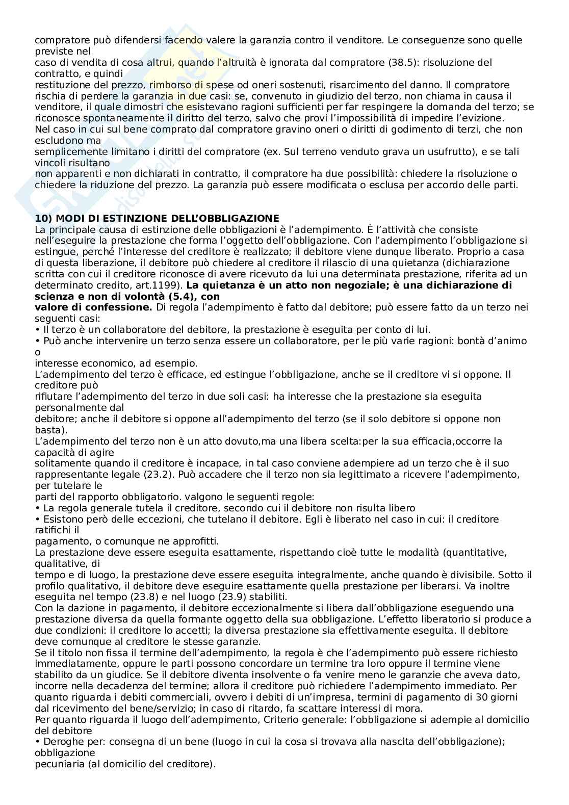 Domande orale Istituzioni di diritto privato Pag. 16