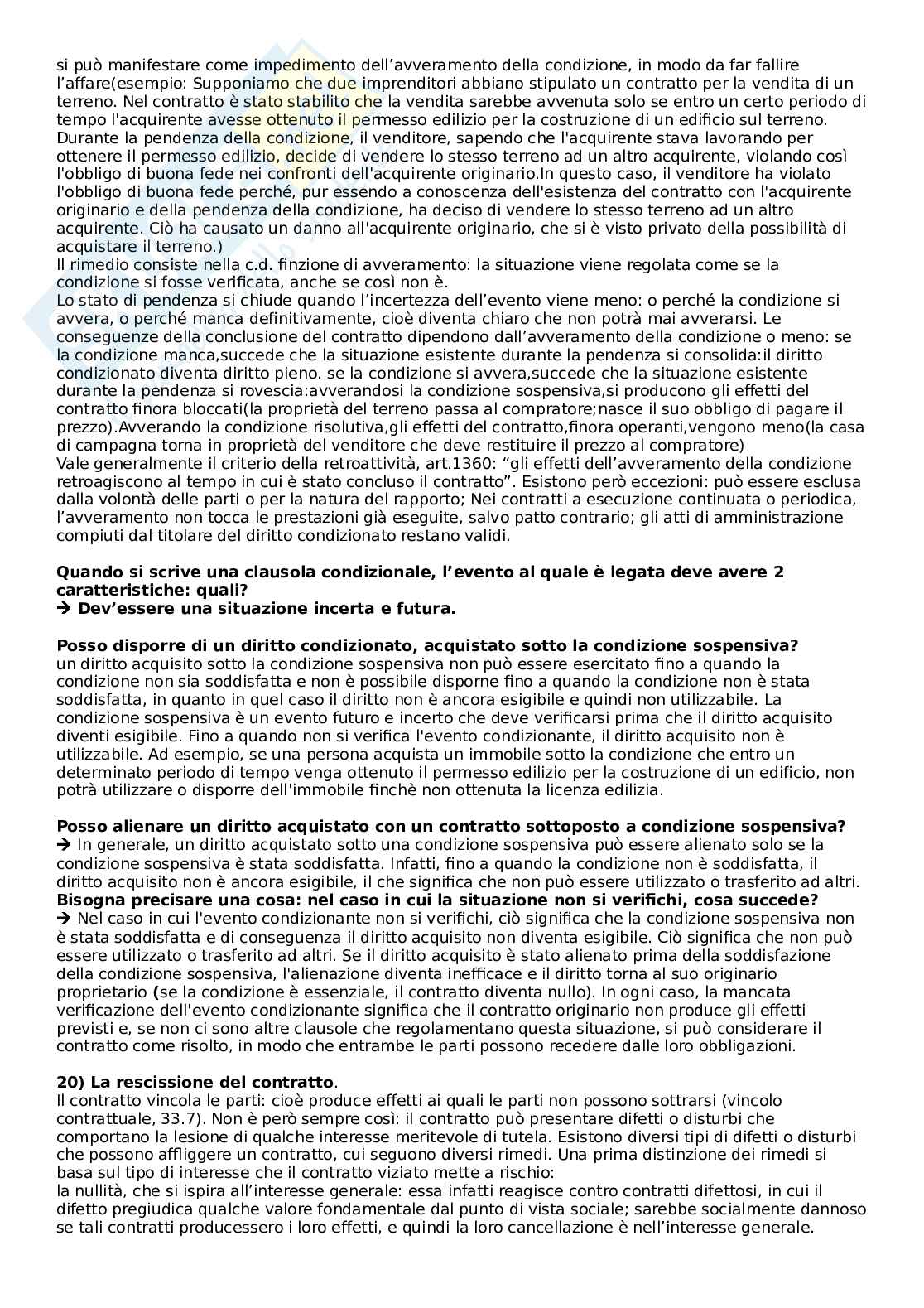 Domande orale Istituzioni di diritto privato Pag. 41