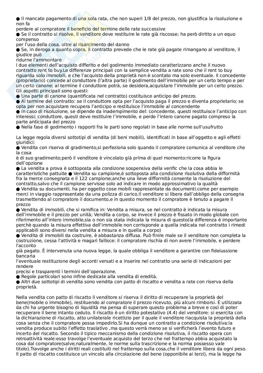 Domande orale Istituzioni di diritto privato Pag. 56