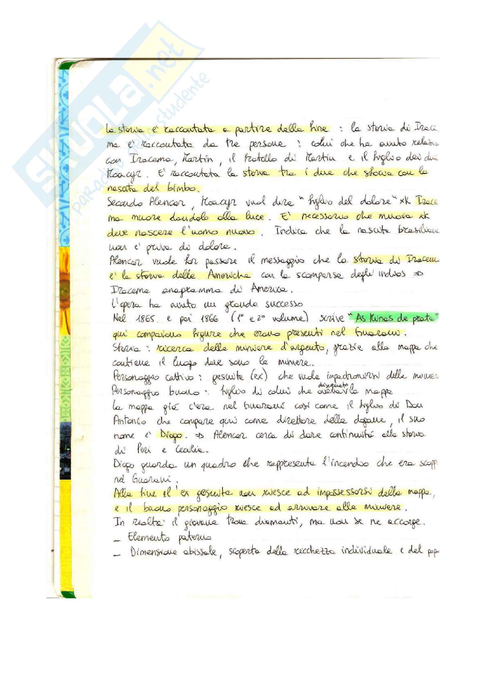 Letteratura portoghese e brasiliana-José de Alencar Pag. 6