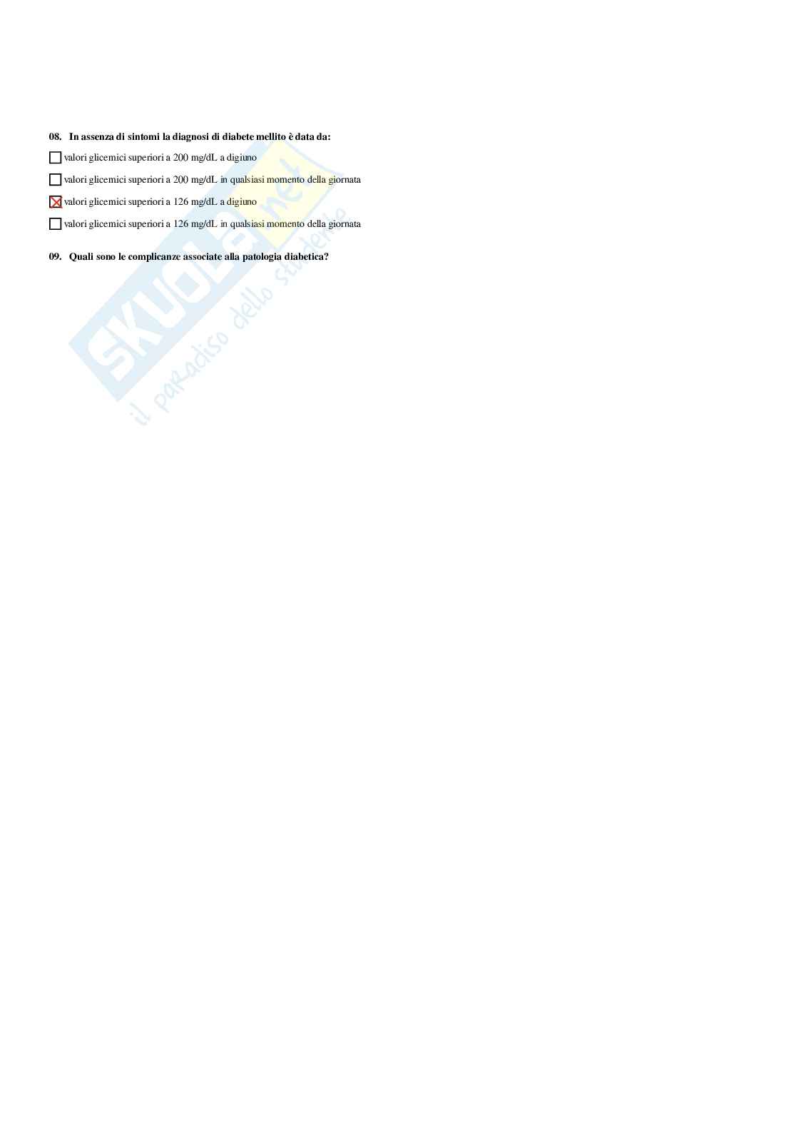 Paniere Endocrinologia applicata all'attività motoria (2026) - Risposte Multiple Corrette Pag. 56