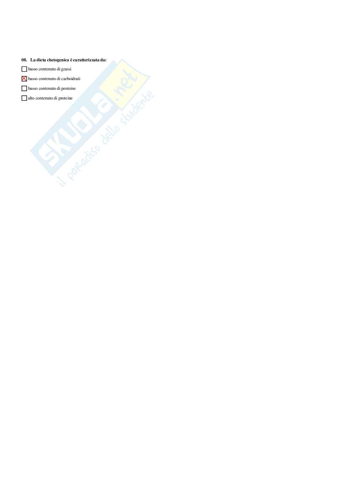Paniere Endocrinologia applicata all'attività motoria (2026) - Risposte Multiple Corrette Pag. 66