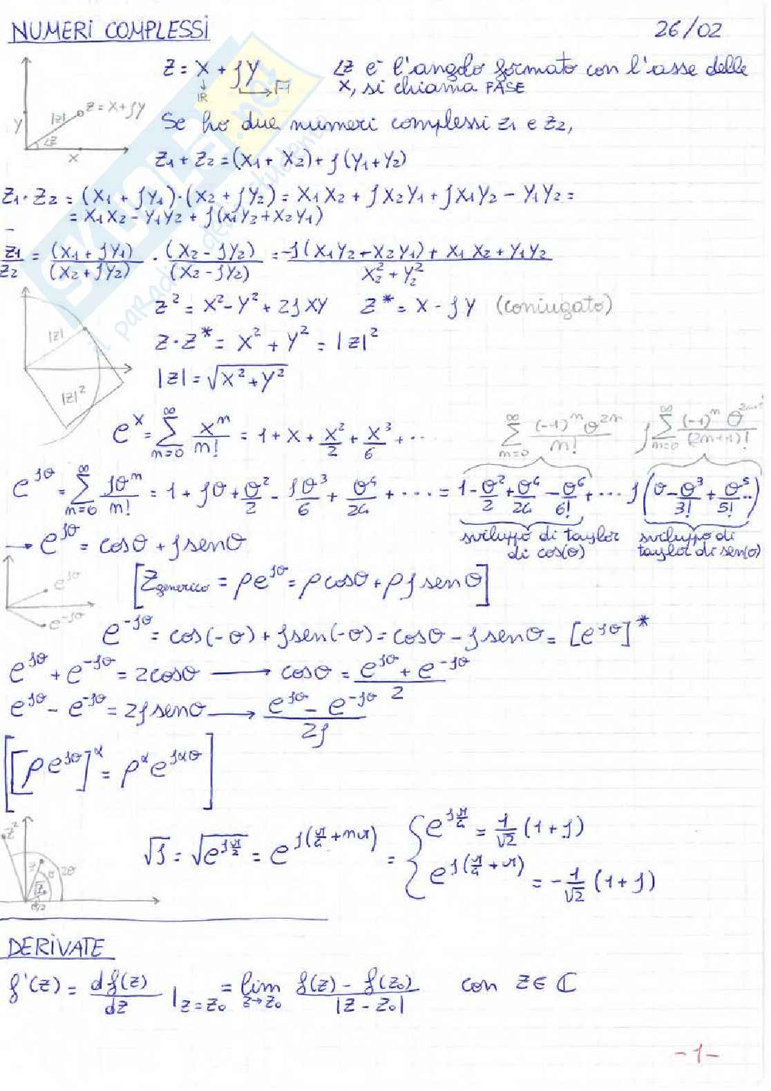Appunti del corso completo di Elettromagnetismo (Fisica 2) Pag. 1