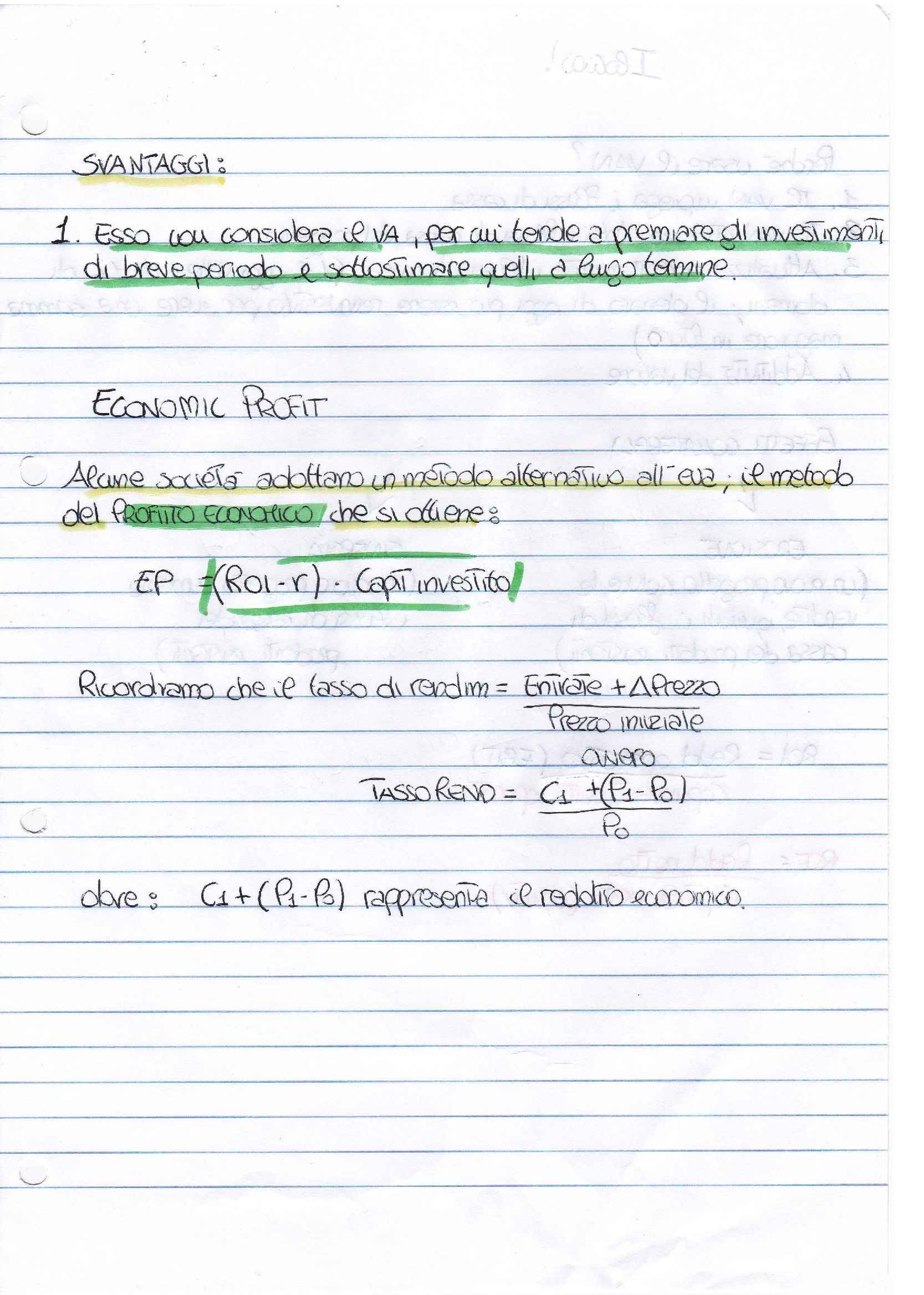 Riassunto esame Finanza Aziendale, prof. Mustilli Pag. 41