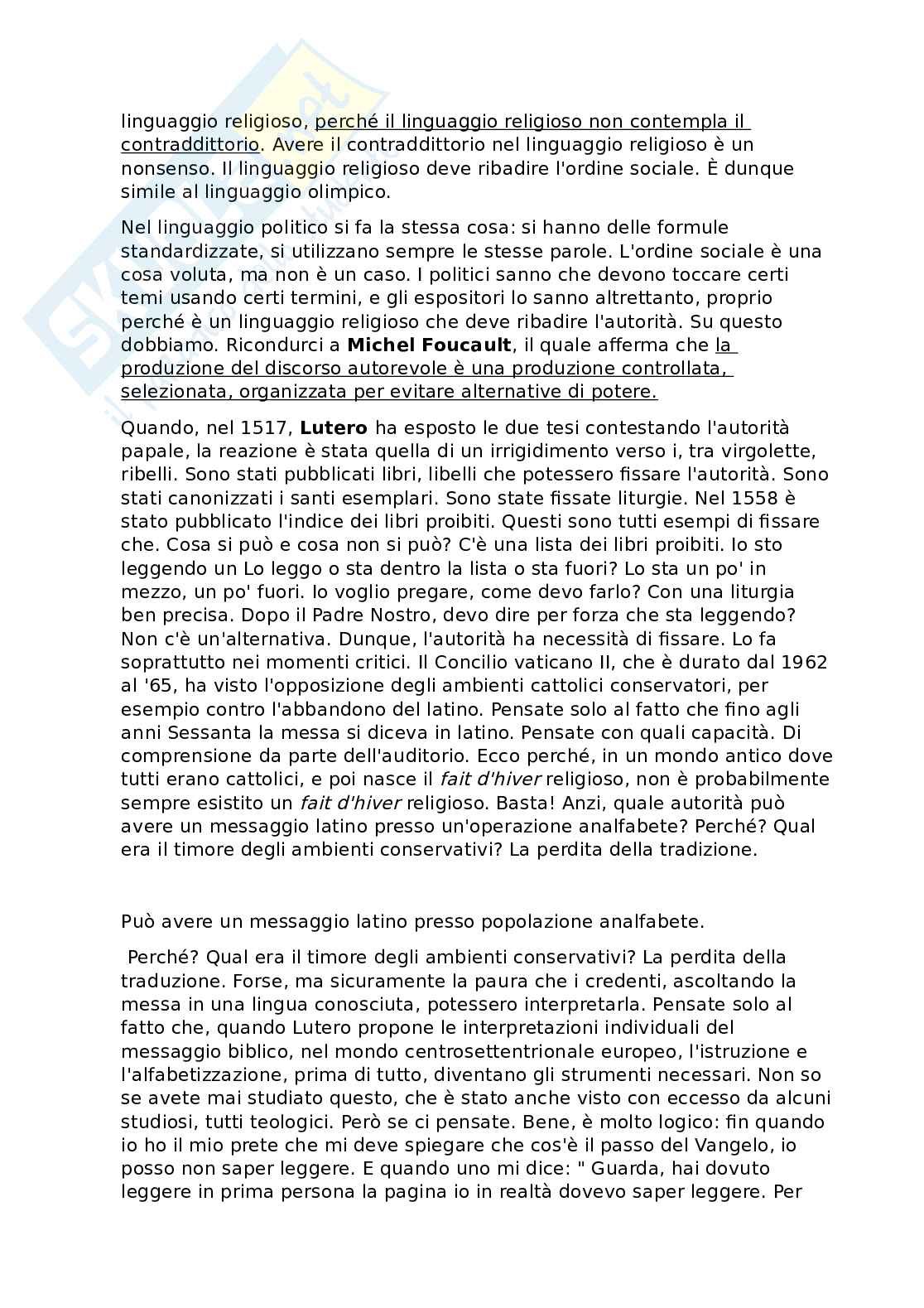 Appunti di Antropologia delle religioni integrati con slide e lezioni per primo esonero  Pag. 46