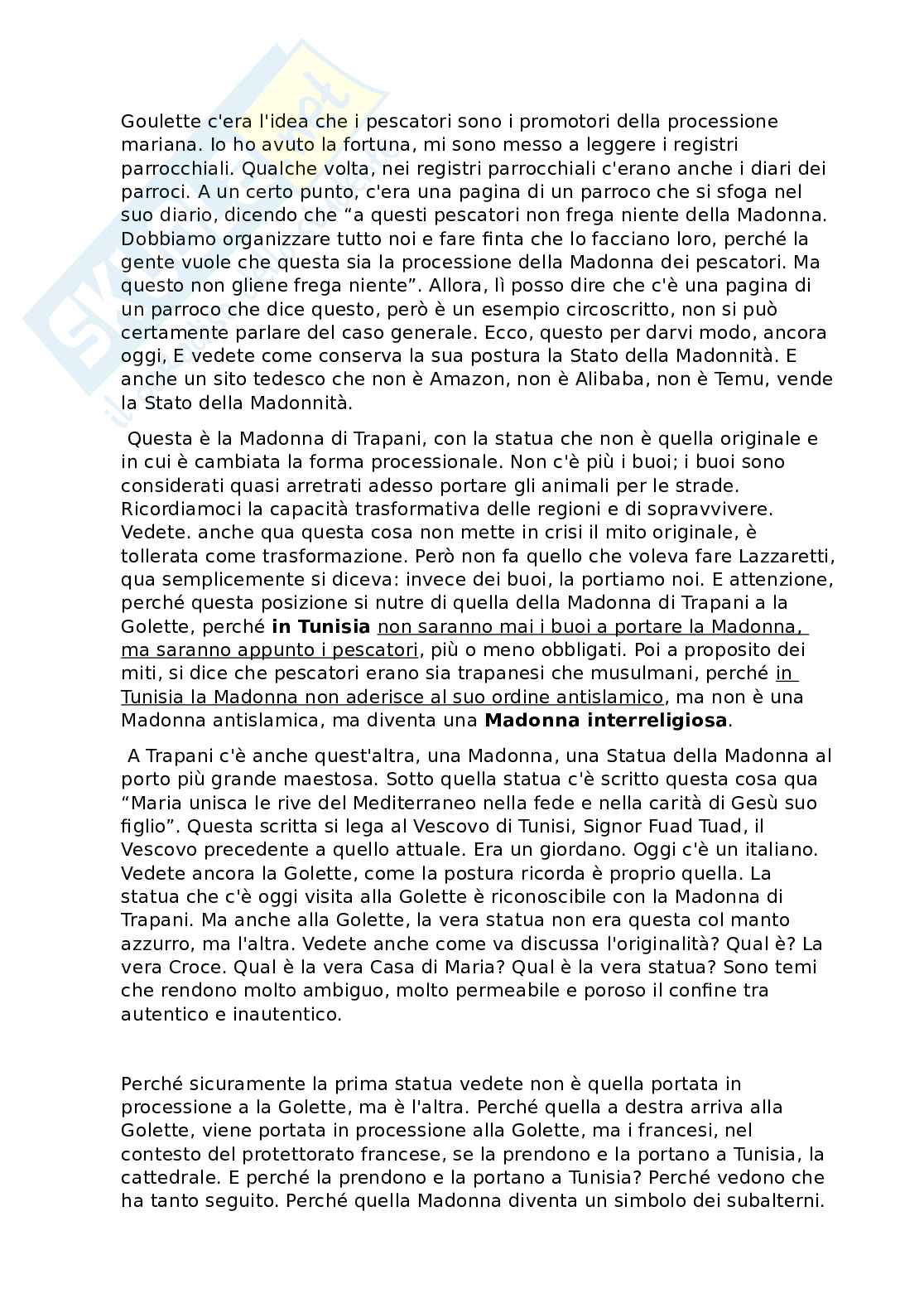 Appunti di Antropologia delle religioni integrati con slide e lezioni per primo esonero  Pag. 76