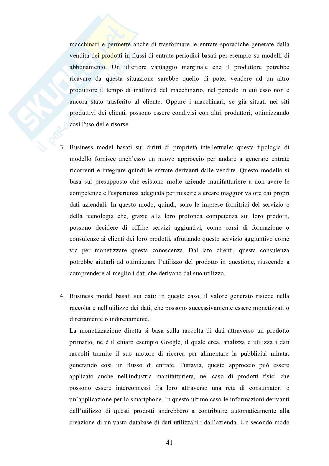 Tesi magistrale: Industria 4.0 e Casi Studio Aziende Venete (Strategia Aziendale) - Valutazione 110L Pag. 41