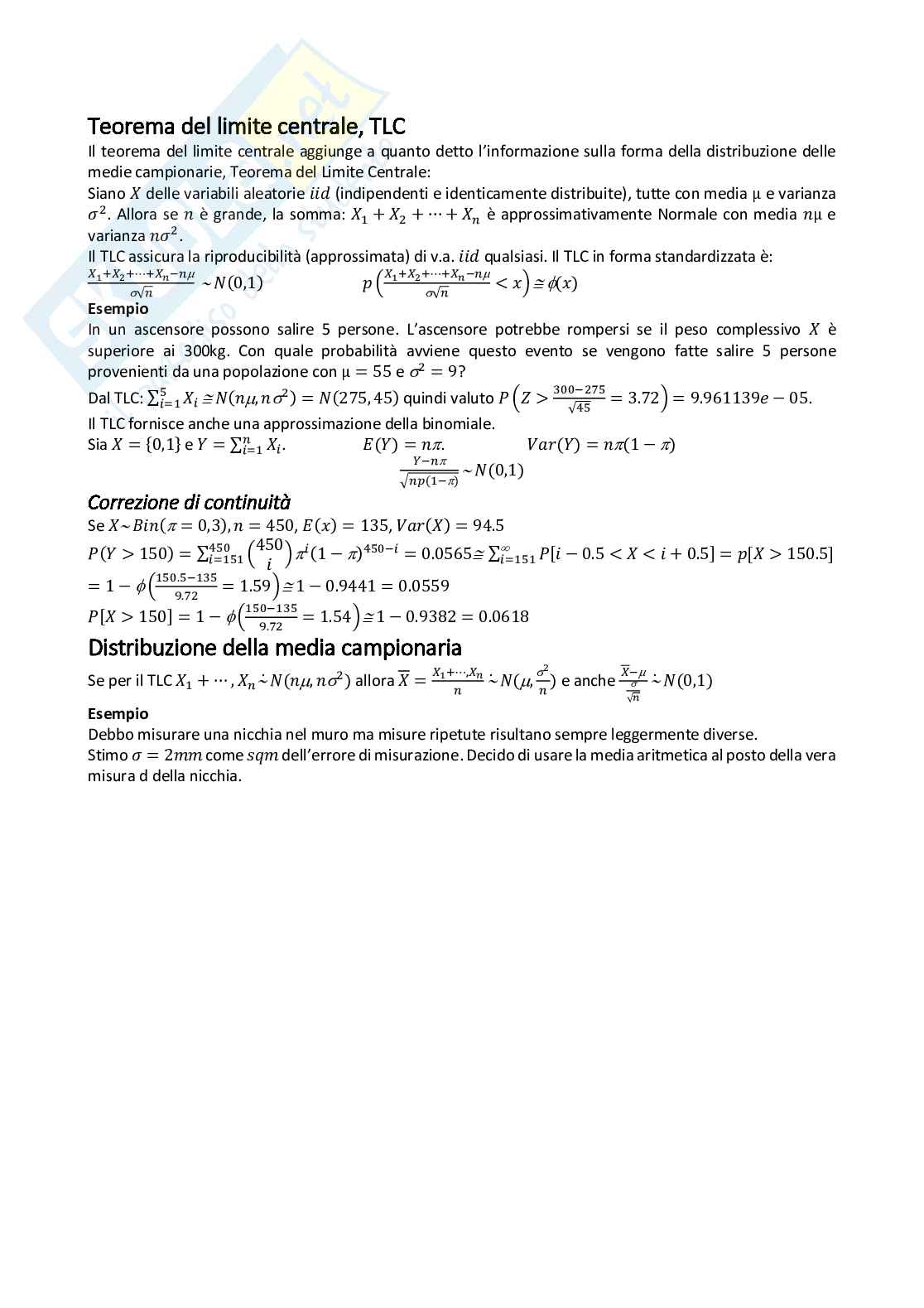 Appunti Statistica 2020/2021 Pag. 26