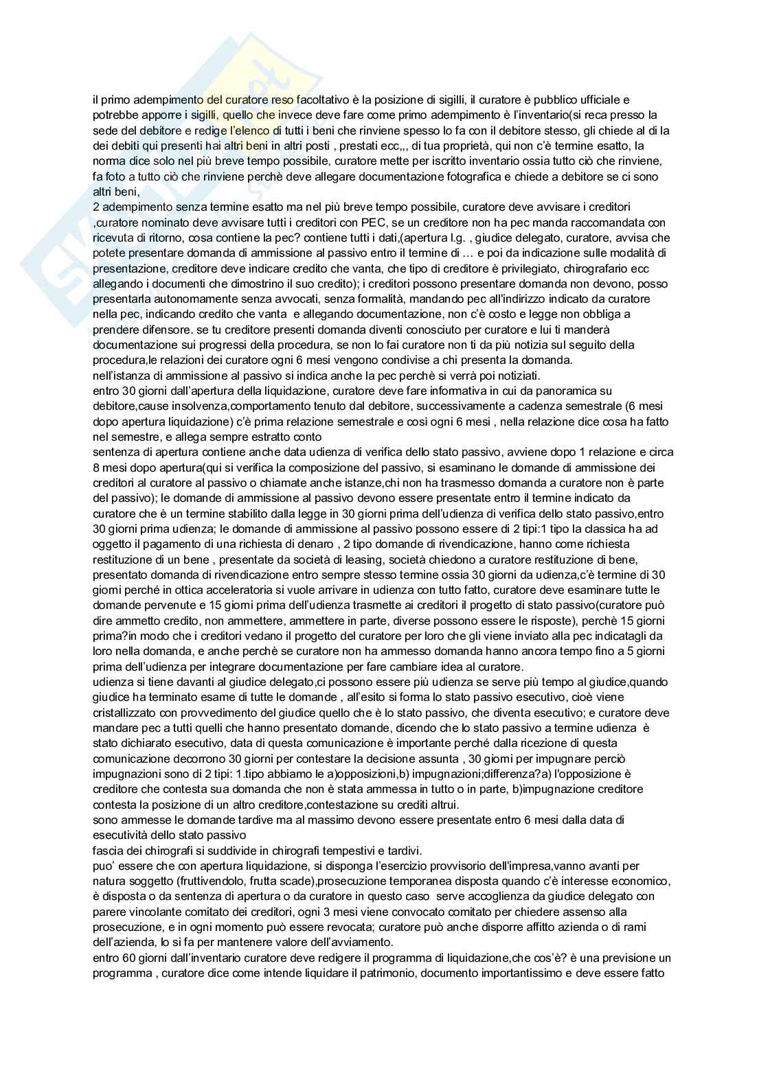 Diritto delle procedure concorsuali  Pag. 11