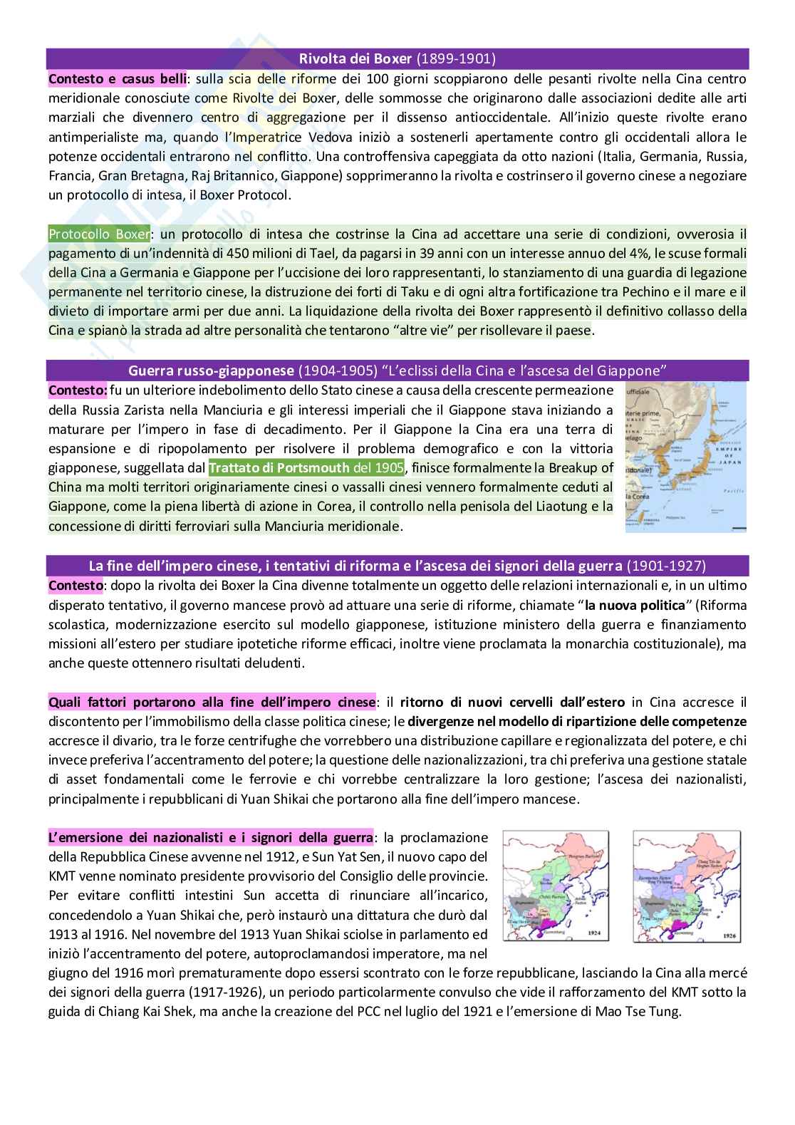Appunti esame Storia dell'Asia Pag. 6