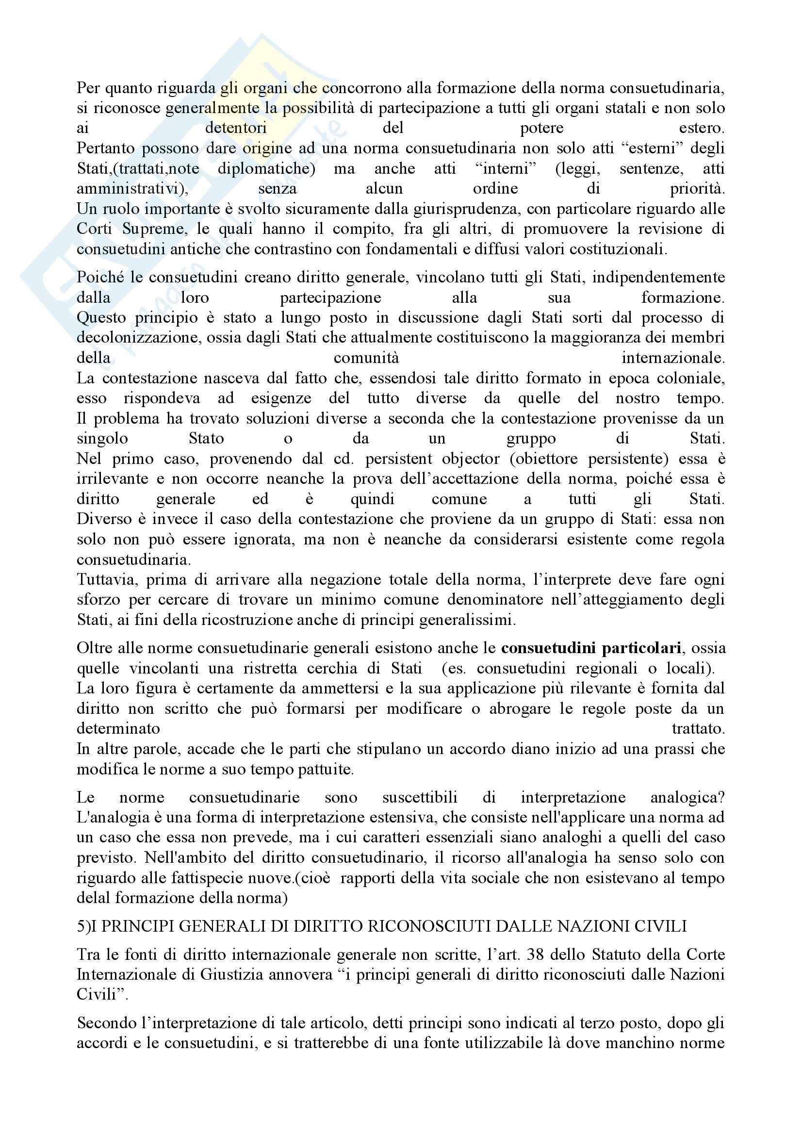 Diritto internazionale - principi e concetti generali Pag. 2