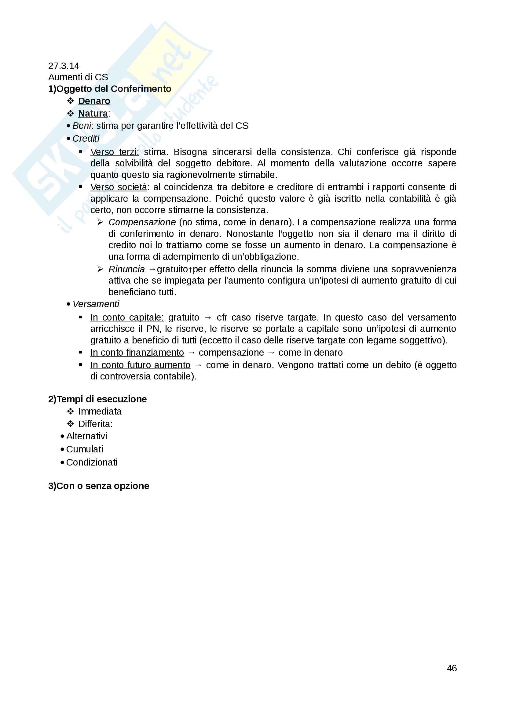 Appunti Diritto commerciale corso progredito Pag. 46