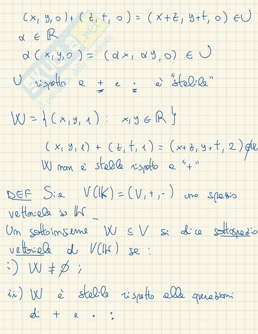 Algebra e geometria  Pag. 6