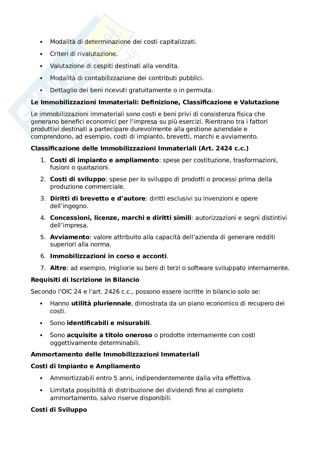 Appunti per esame di Economia aziendale e ragioneria II Pag. 11