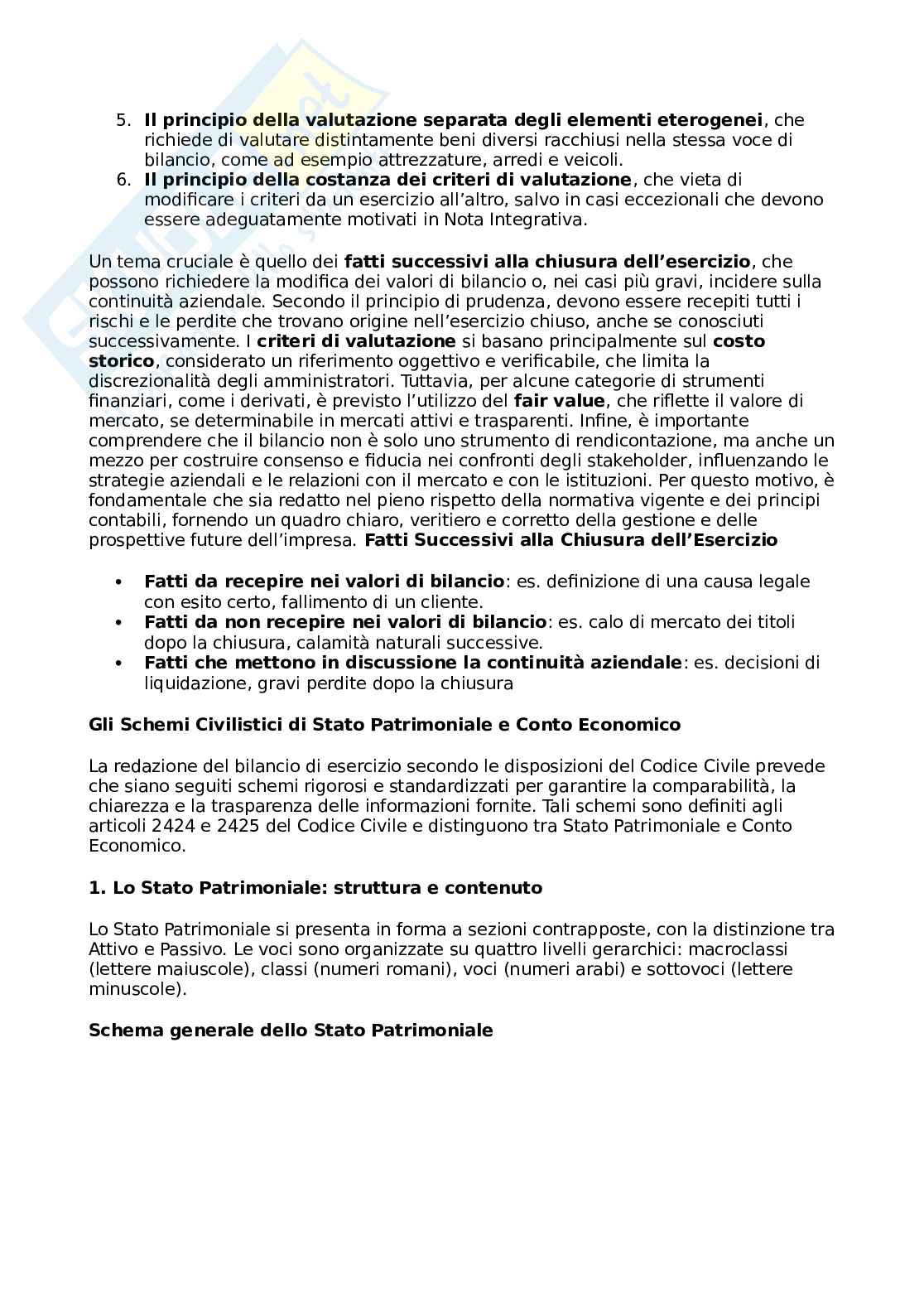 Appunti per esame di Economia aziendale e ragioneria II Pag. 2