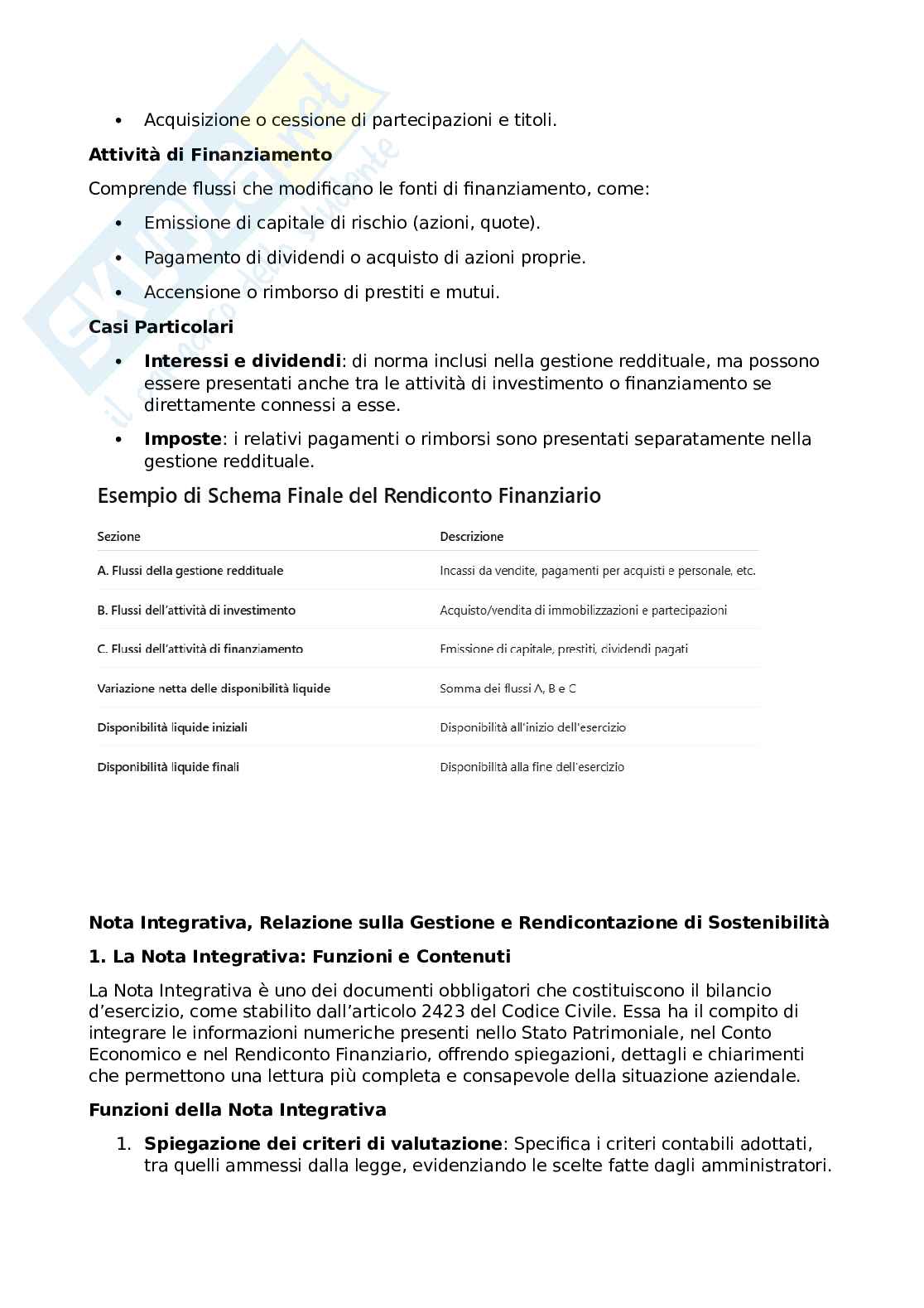 Appunti per esame di Economia aziendale e ragioneria II Pag. 6