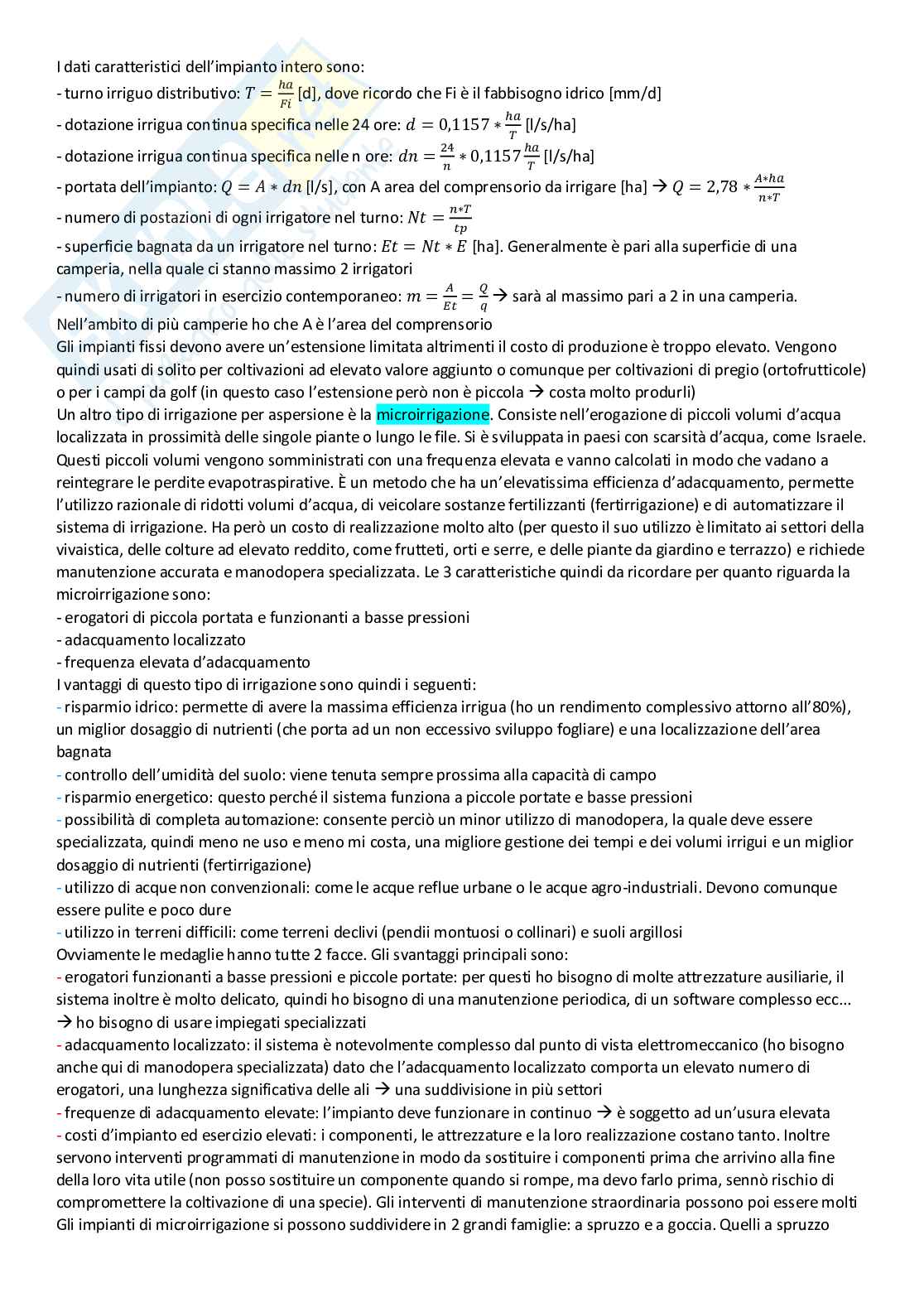 Sistemazione dei bacini idrografici Pag. 16