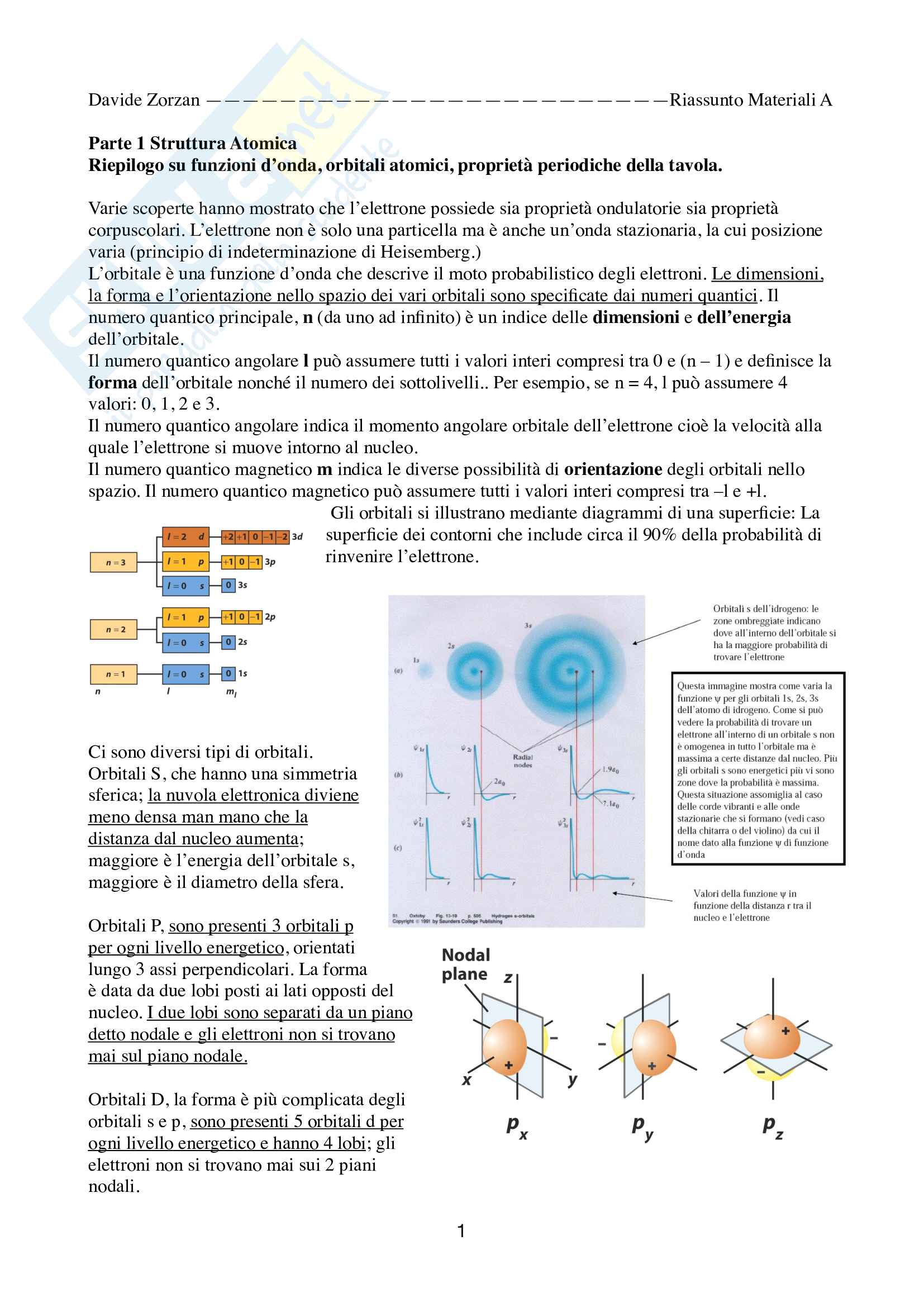 Materiali A Riassunto Pag. 1