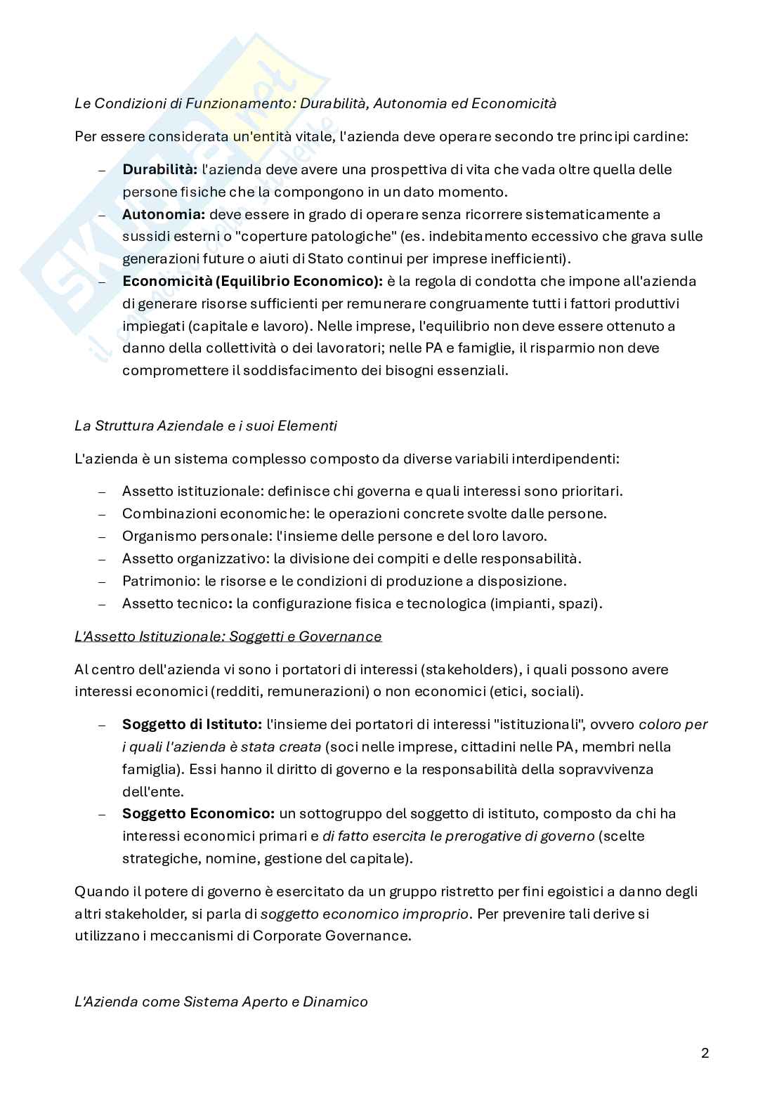 Economia aziendale Pag. 2